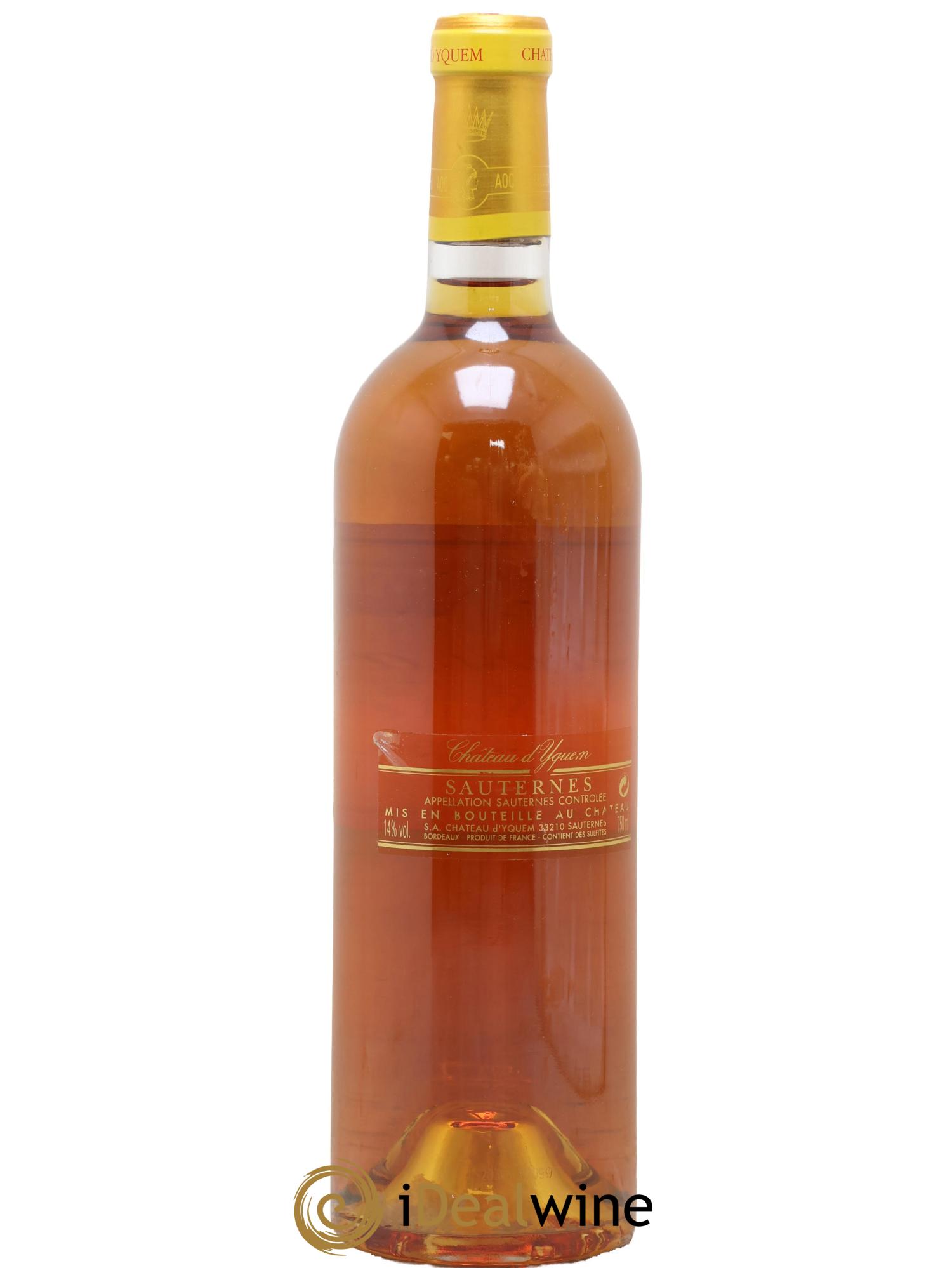 Château d' Yquem 1er Cru Classé Supérieur 2003 - Lotto di 1 bottiglia - 1