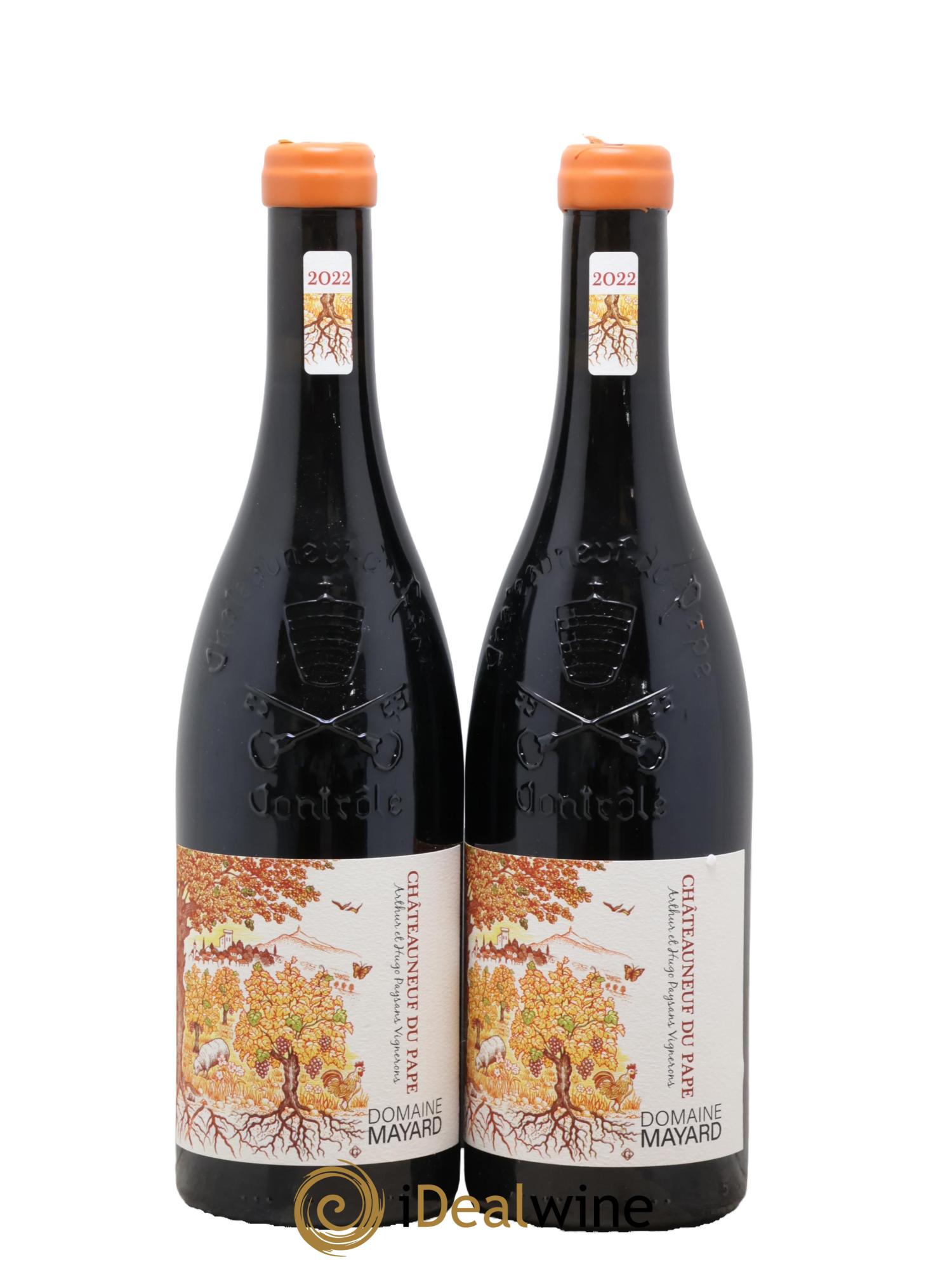 Châteauneuf-du-Pape Mayard (Domaine) 2022 - Lot of 2 bottles - 0