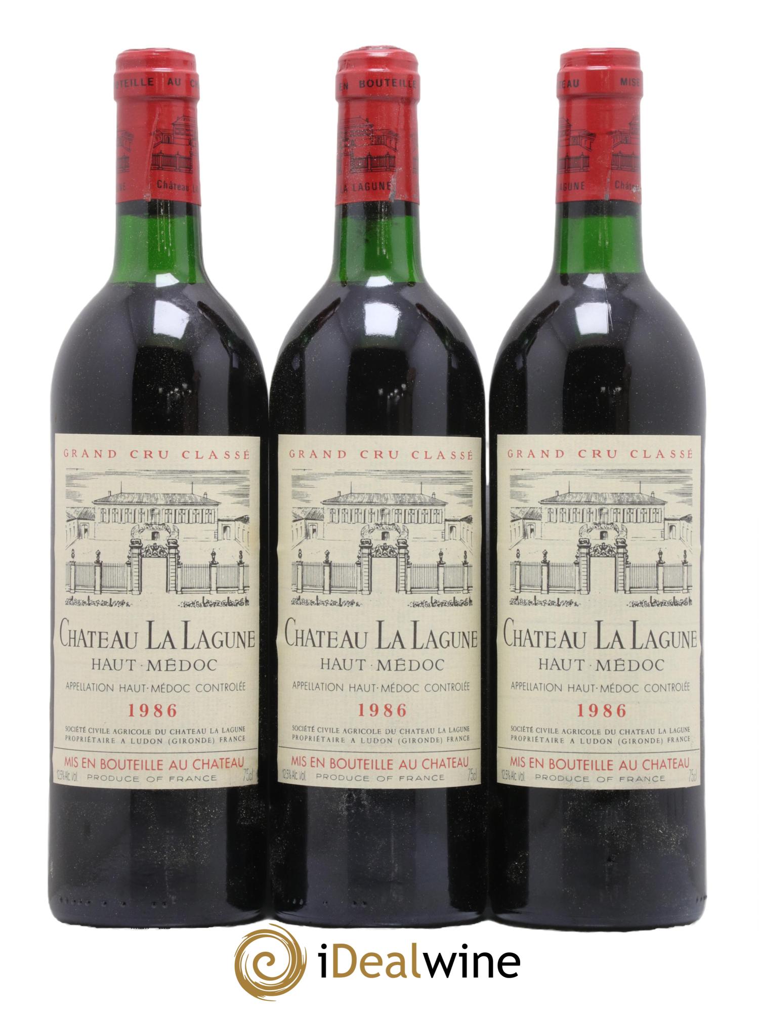 Château la Lagune 3ème Grand Cru Classé 1986 - Lot de 12 bouteilles - 4