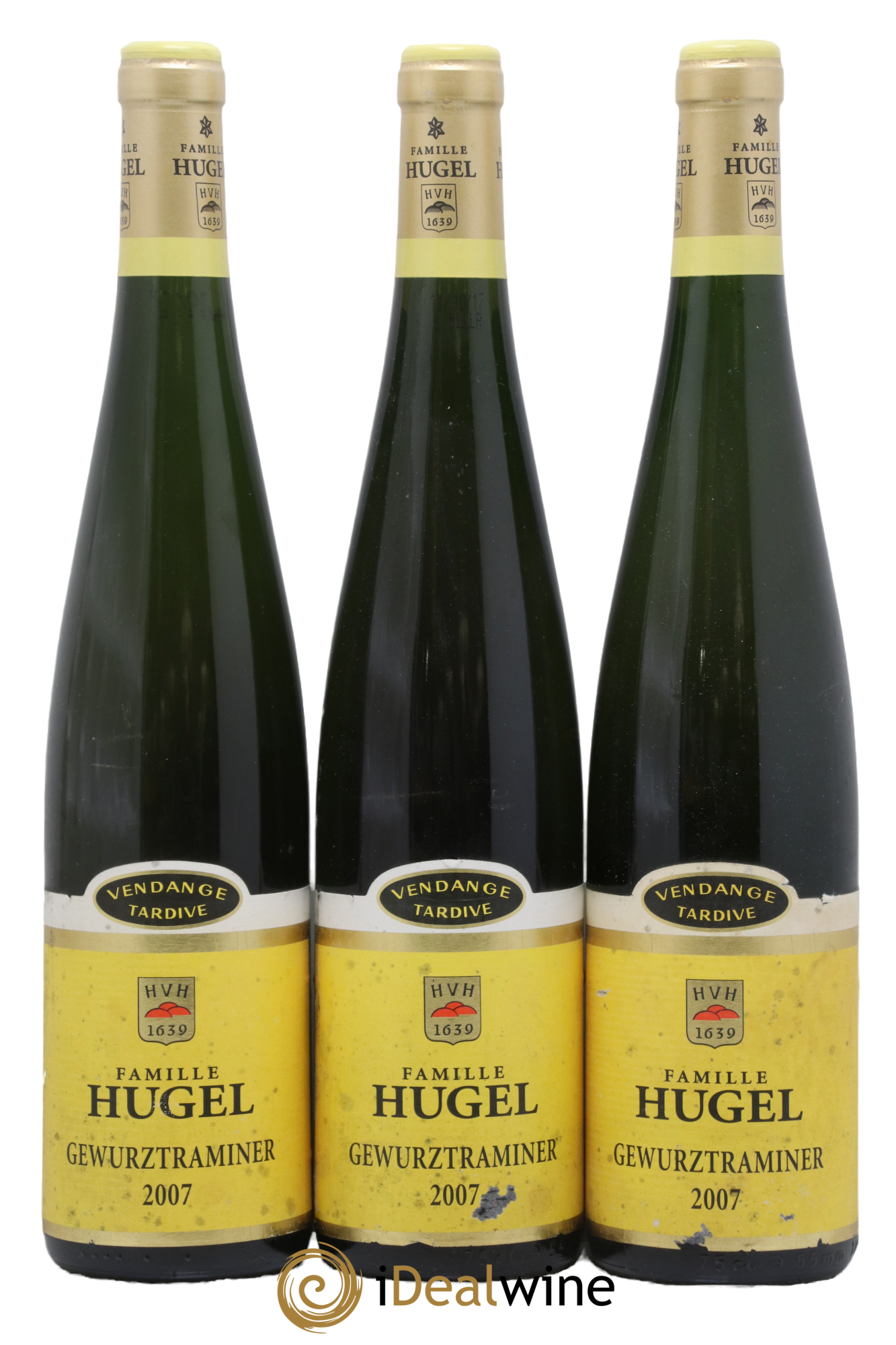 Gewurztraminer Vendanges Tardives Hugel (Domaine) 2007 - Lot de 3 bouteilles - 0