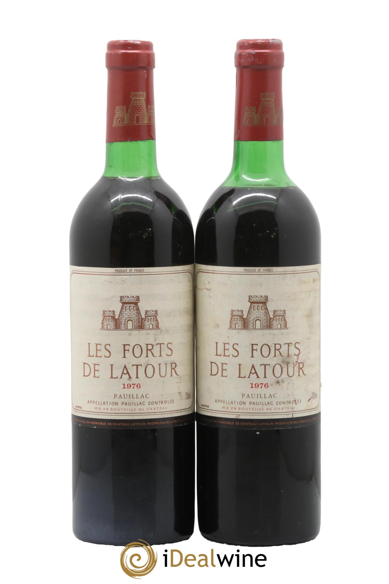 Les Forts de Latour Second Vin 1976 - Lot de 2 bouteilles - 0
