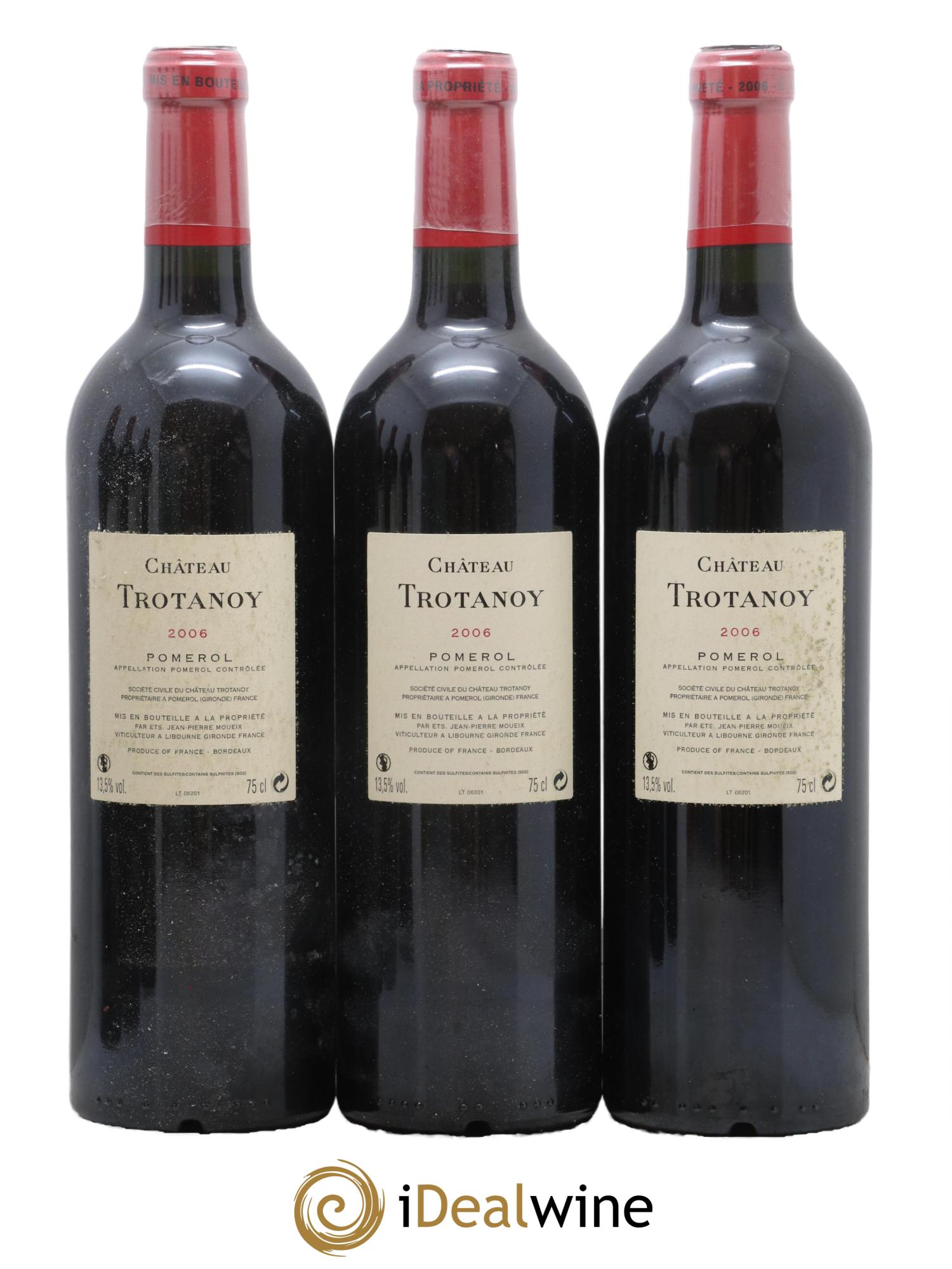 Château Trotanoy 2006 - Posten von 6 Flaschen - 2