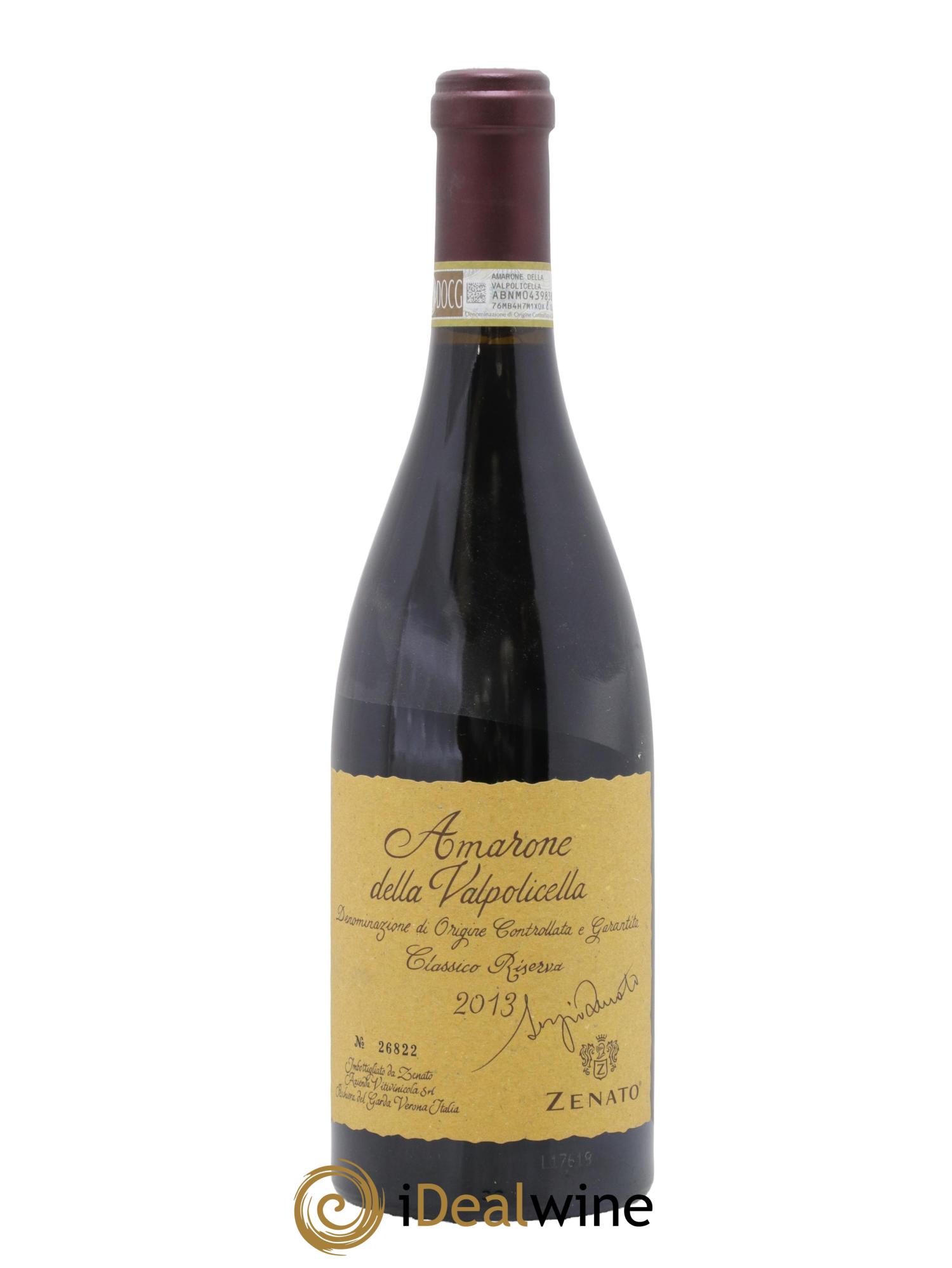 Amarone della Valpolicella Classico DOCG Riserva Zenato 2013 - Lot de 1 bouteille - 0