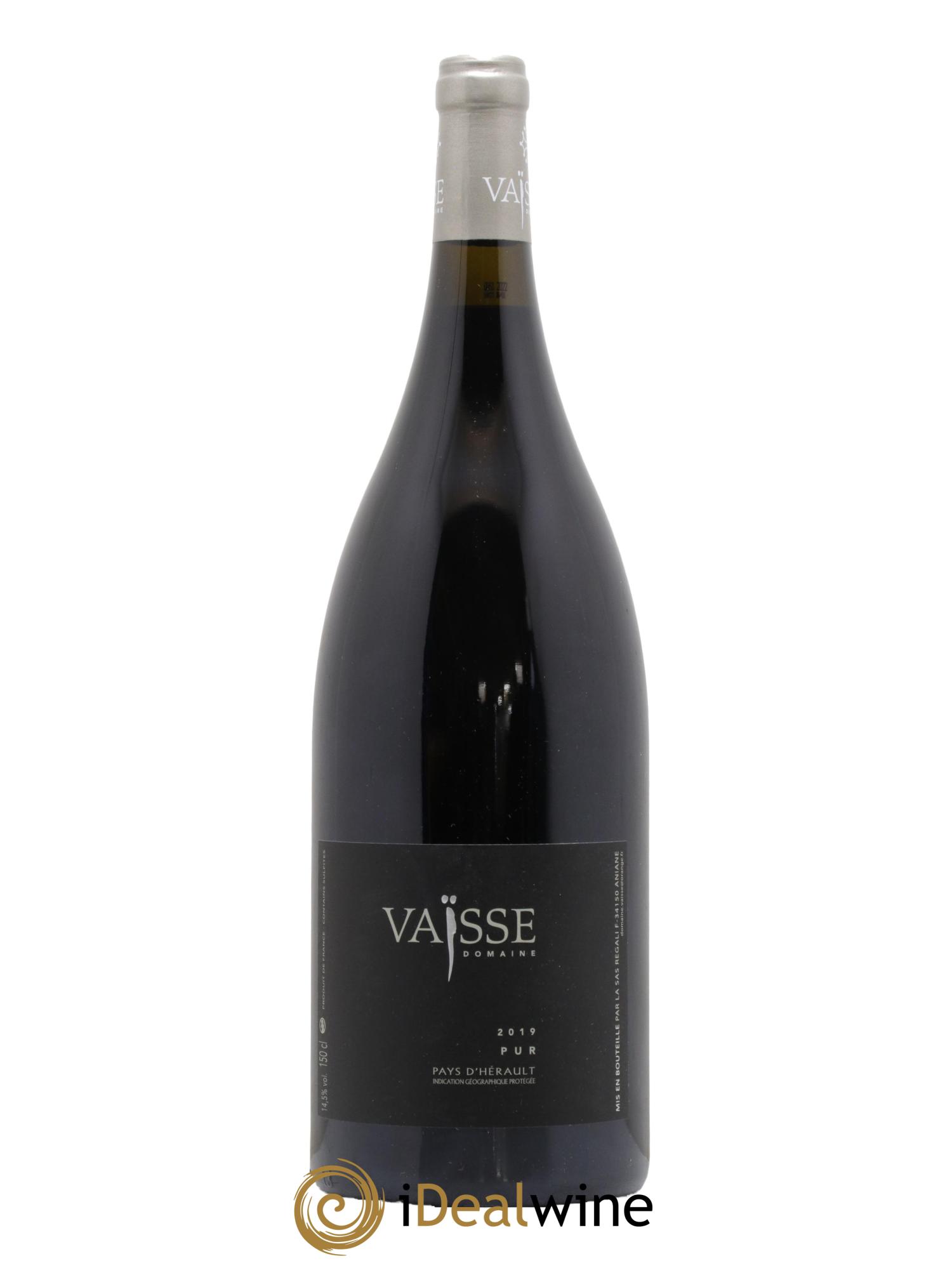 Pays d'Hérault Pur Vaisse (Domaine) 2019 - Lot de 1 magnum - 0
