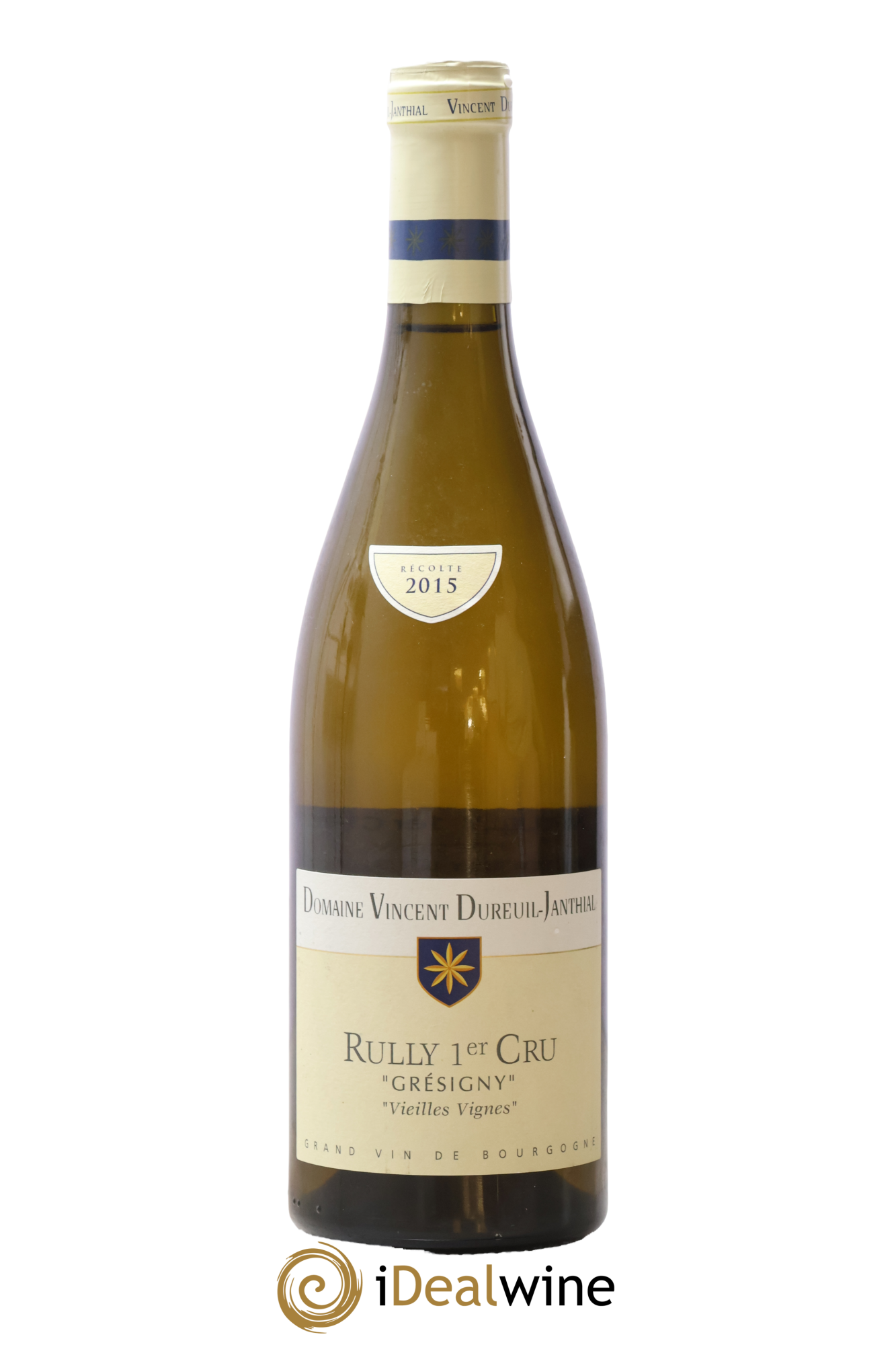 Rully 1er Cru Grésigny Vieilles Vignes Vincent Dureuil-Janthial 2015 - Lot of 1 bottle - 0