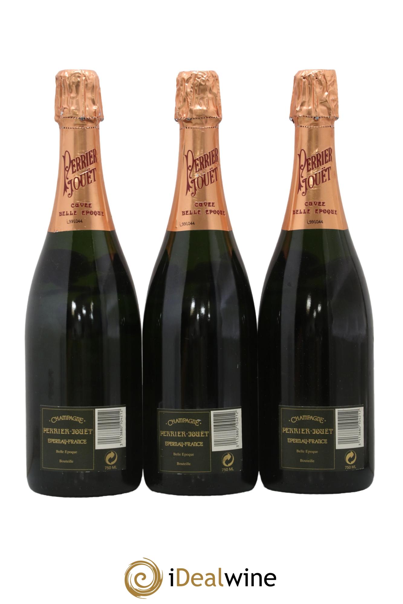 Cuvée Belle Epoque Brut Perrier-Jouët 1995 - Lotto di 3 bottiglie - 1