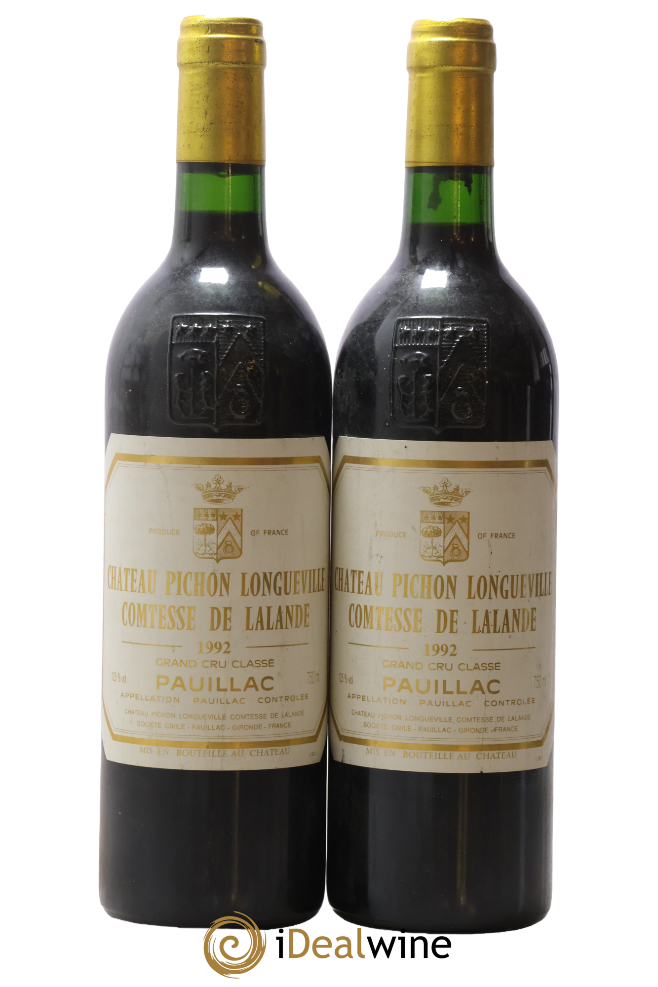 Château Pichon Longueville Comtesse de Lalande 2ème Grand Cru Classé 1992 - Posten von 2 Flaschen - 0