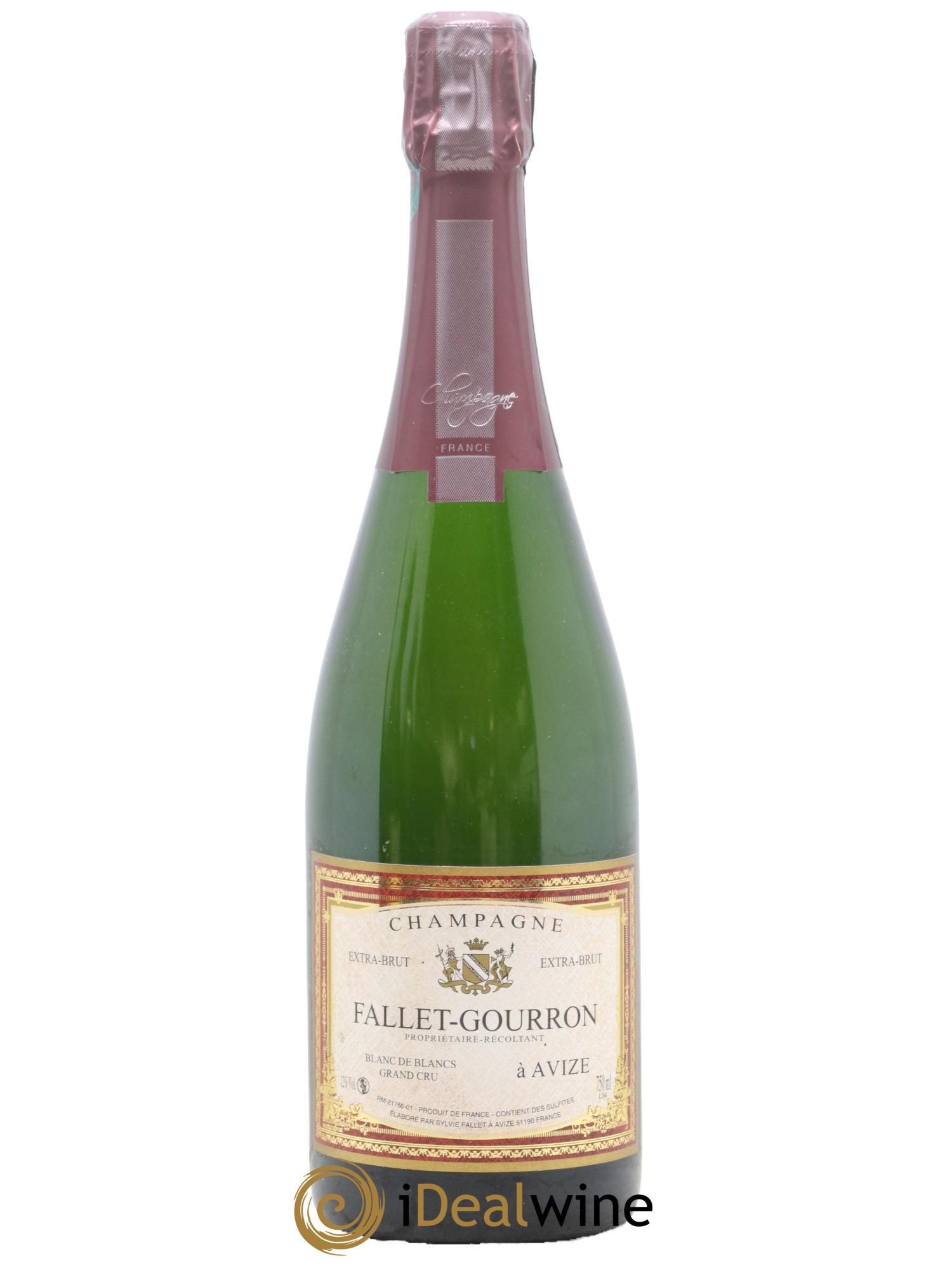 Champagne Grand Cru Blanc de Blancs Extra Brut Fallet-Gourron - Lot de 1 bouteille - 0