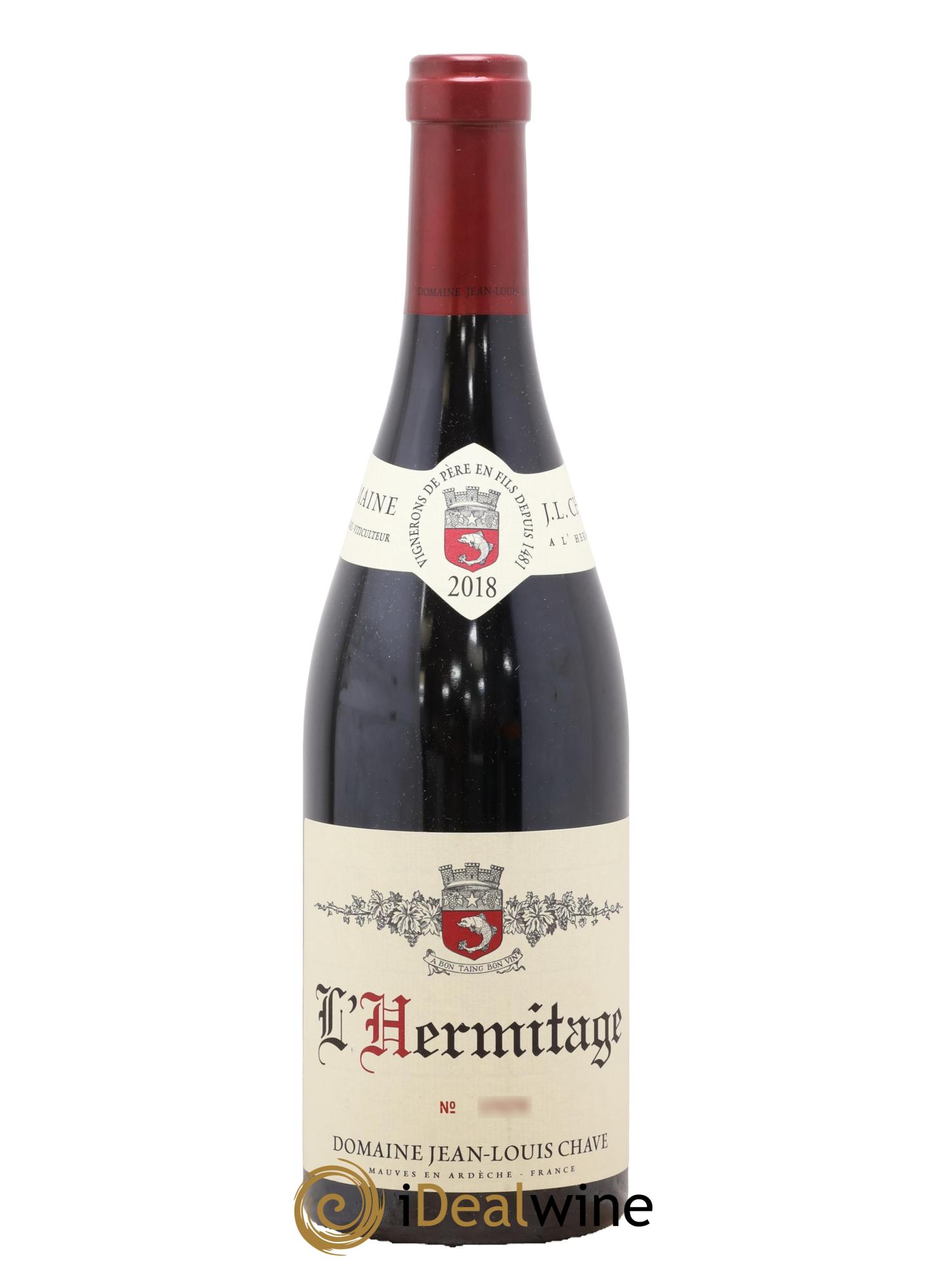Hermitage Jean-Louis Chave 2018 - Lot de 1 bouteille - 0