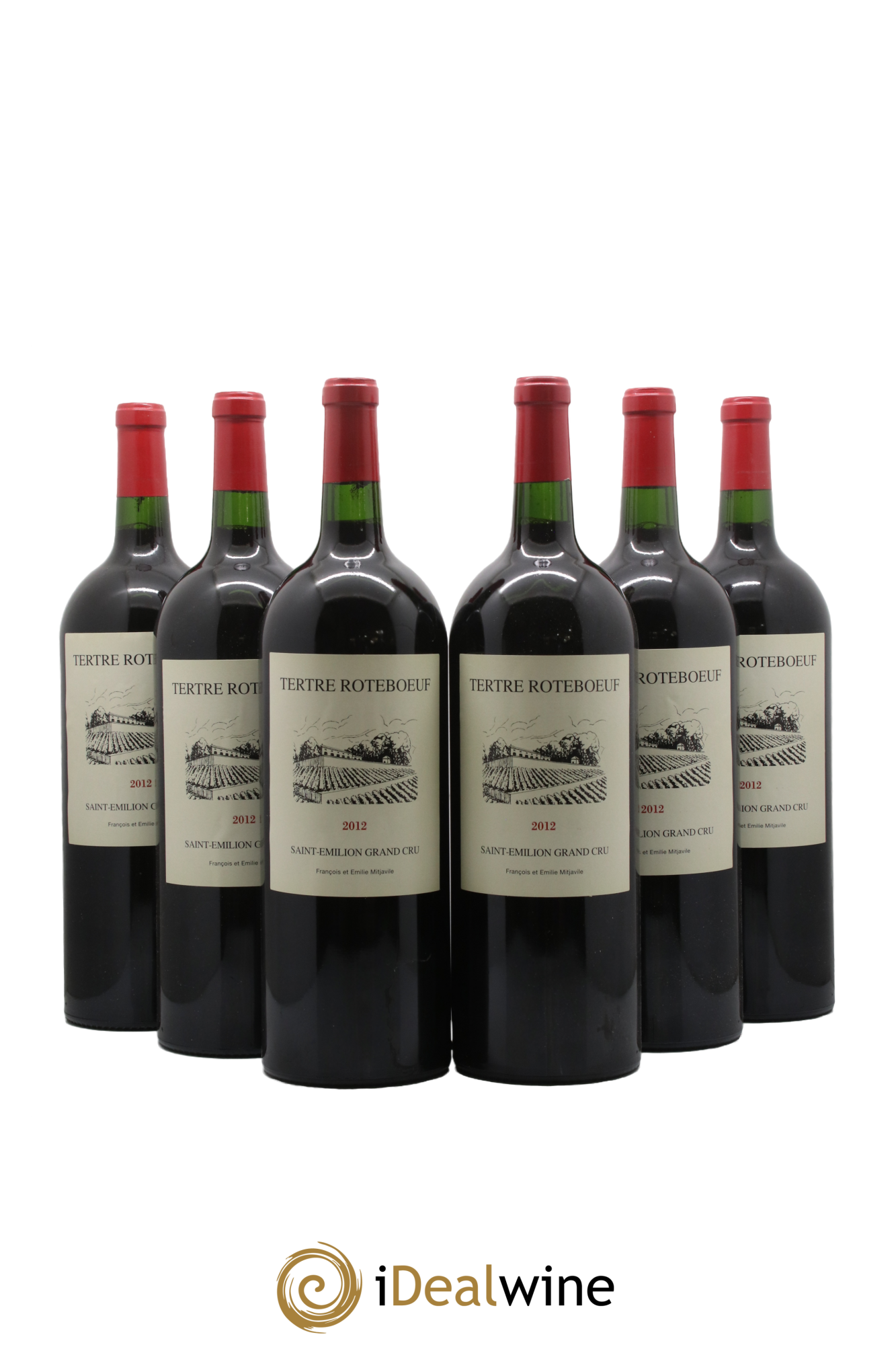 Château Tertre Roteboeuf 2012 - Lot of 6 magnums - 0