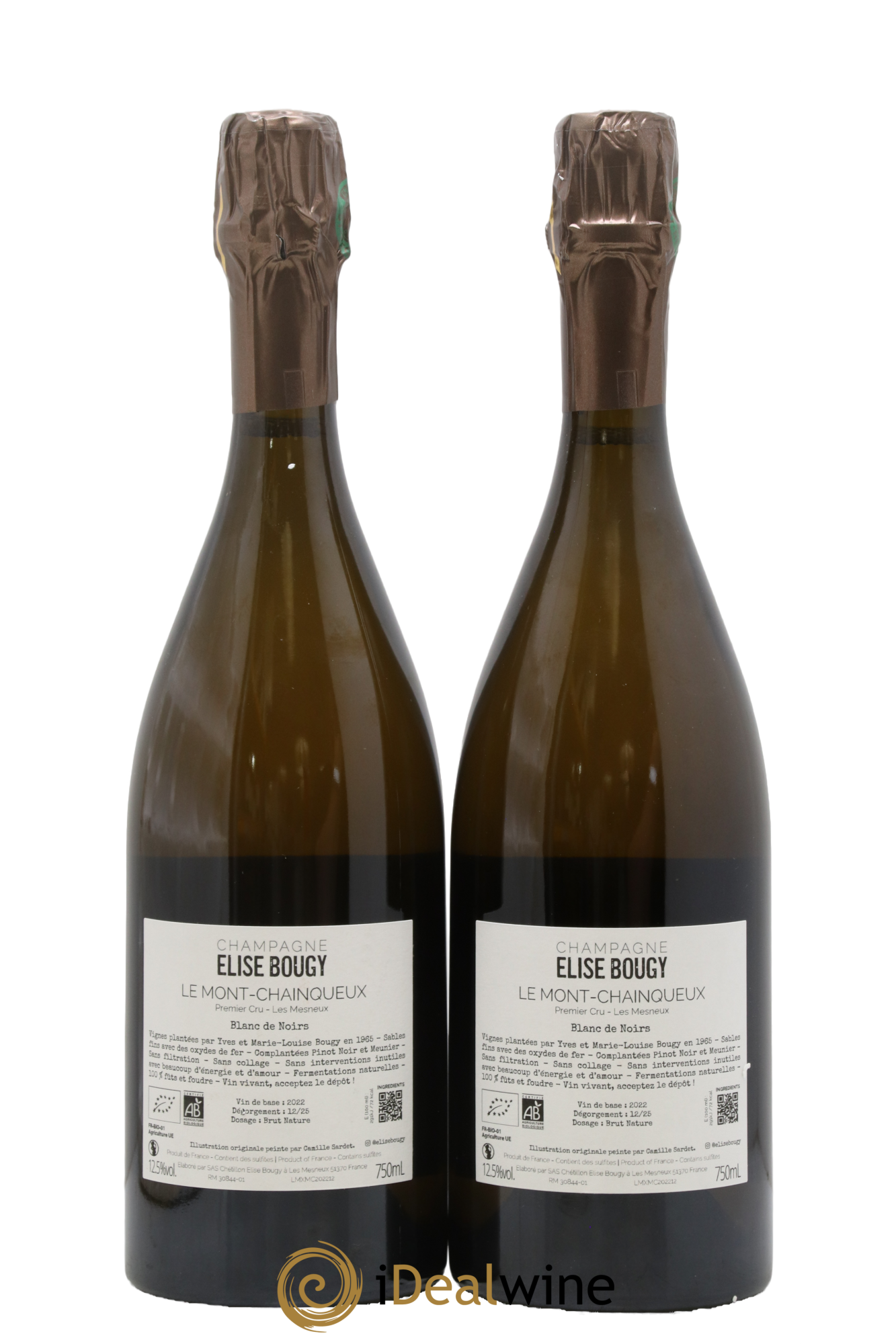 Les Mesneux Le Mont Chainqueux Elise Bougy - Lot de 2 bouteilles - 1