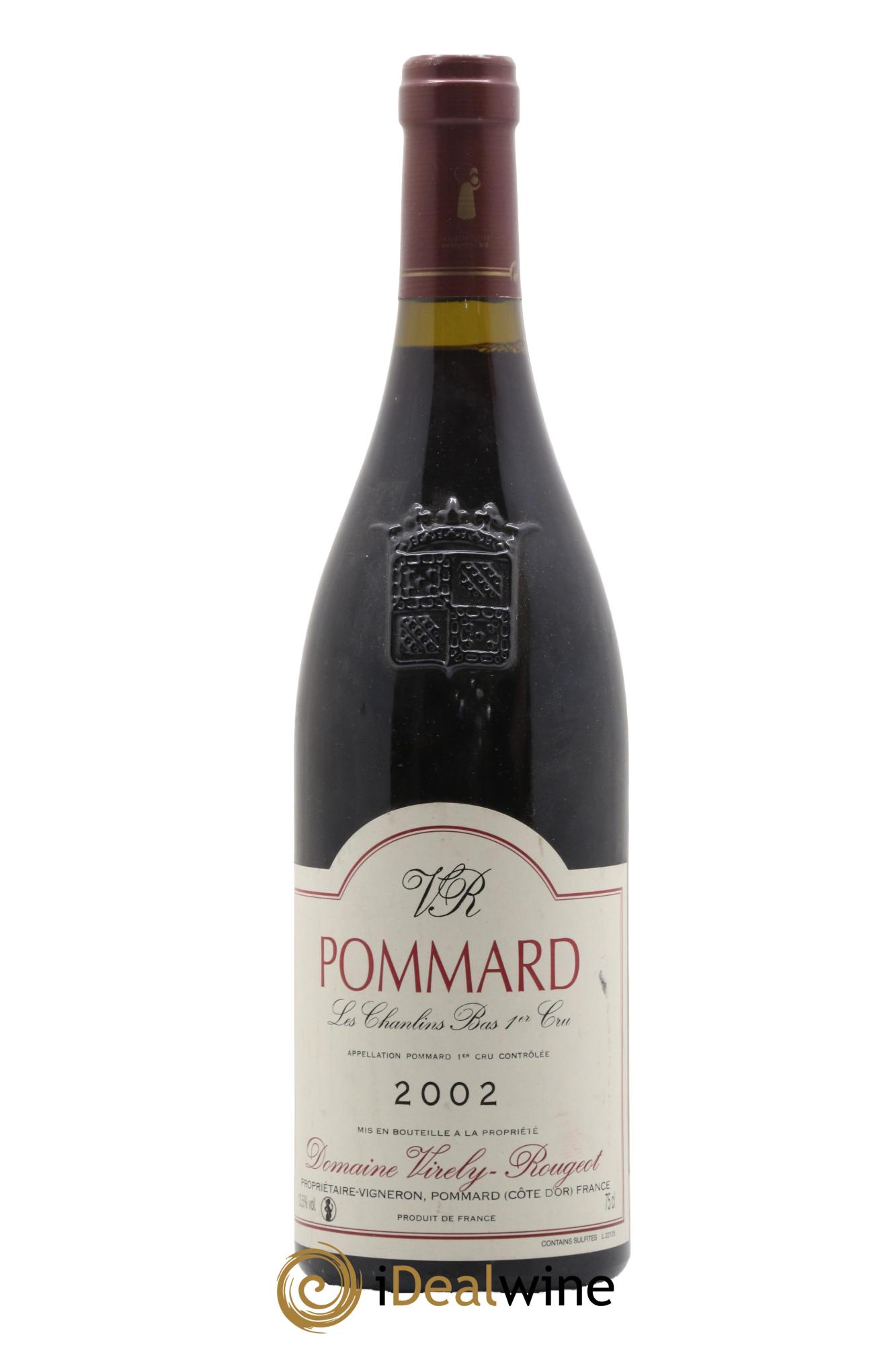Pommard 1er Cru Les Chanlins Bas Domaine Virely-Rougeot 2002 - Lot de 1 bouteille - 0