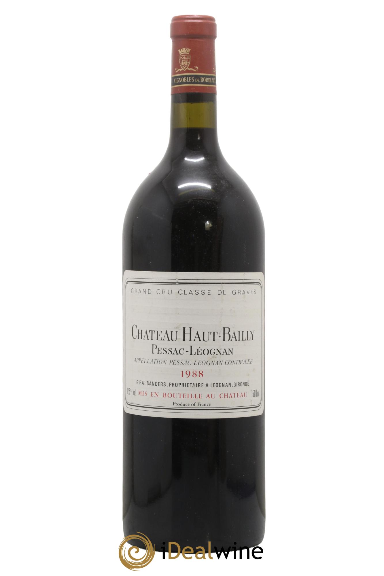 Château Haut-Bailly Cru Classé de Graves 1988 - Lot de 1 magnum - 0