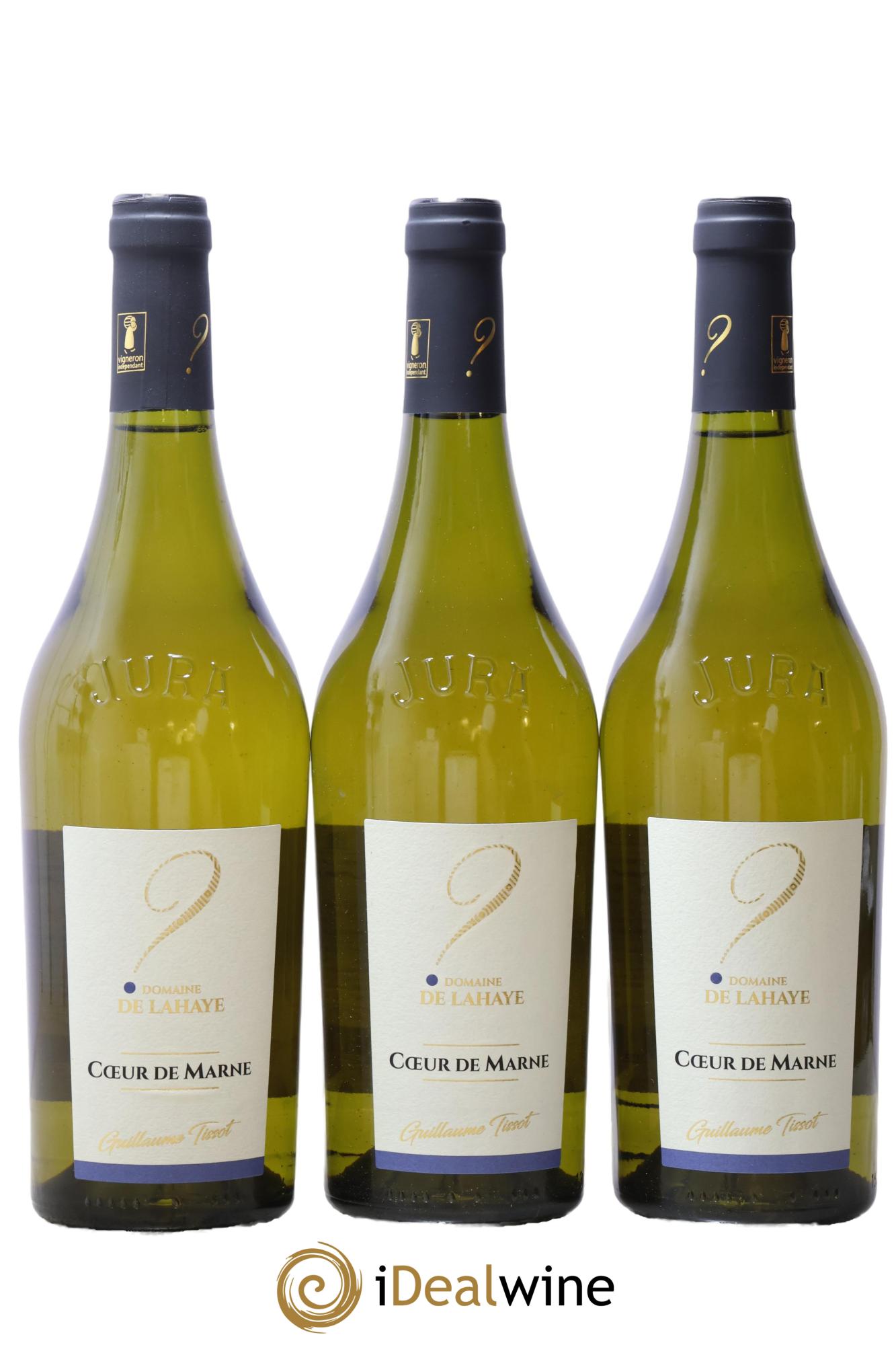 Côtes du Jura Savagnin Cœur de Marne Domaine de Lahaye 2019 - Lot de 3 bouteilles - 0