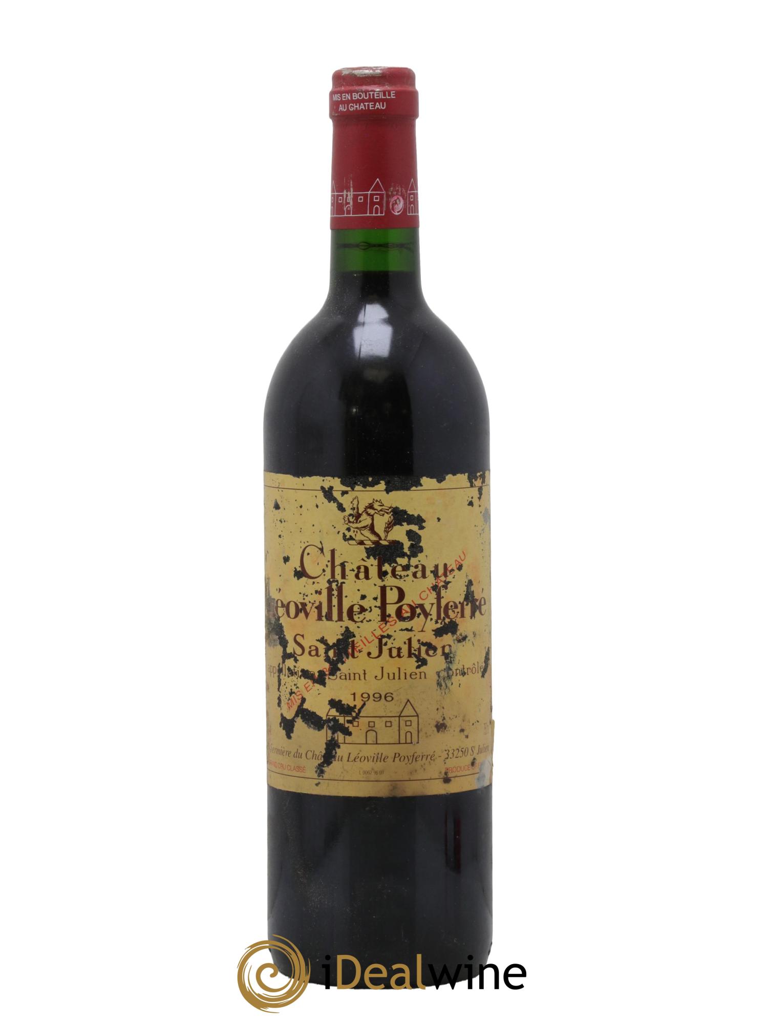 Château Léoville Poyferré 2ème Grand Cru Classé 1996 - Lot de 1 bouteille - 0