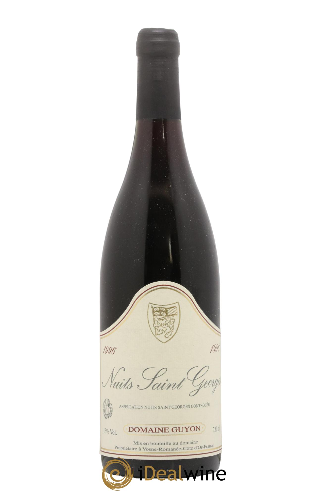 Nuits-Saint-Georges Domaine Guyon 1996 - Lot de 1 bouteille - 0