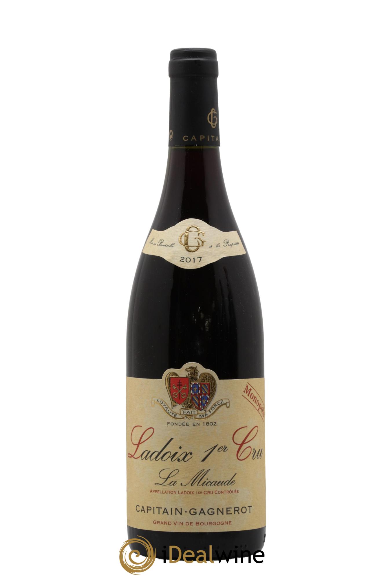 Ladoix 1er Cru La Micaude Capitain Gagnerot 2017 - Lot de 1 bouteille - 0