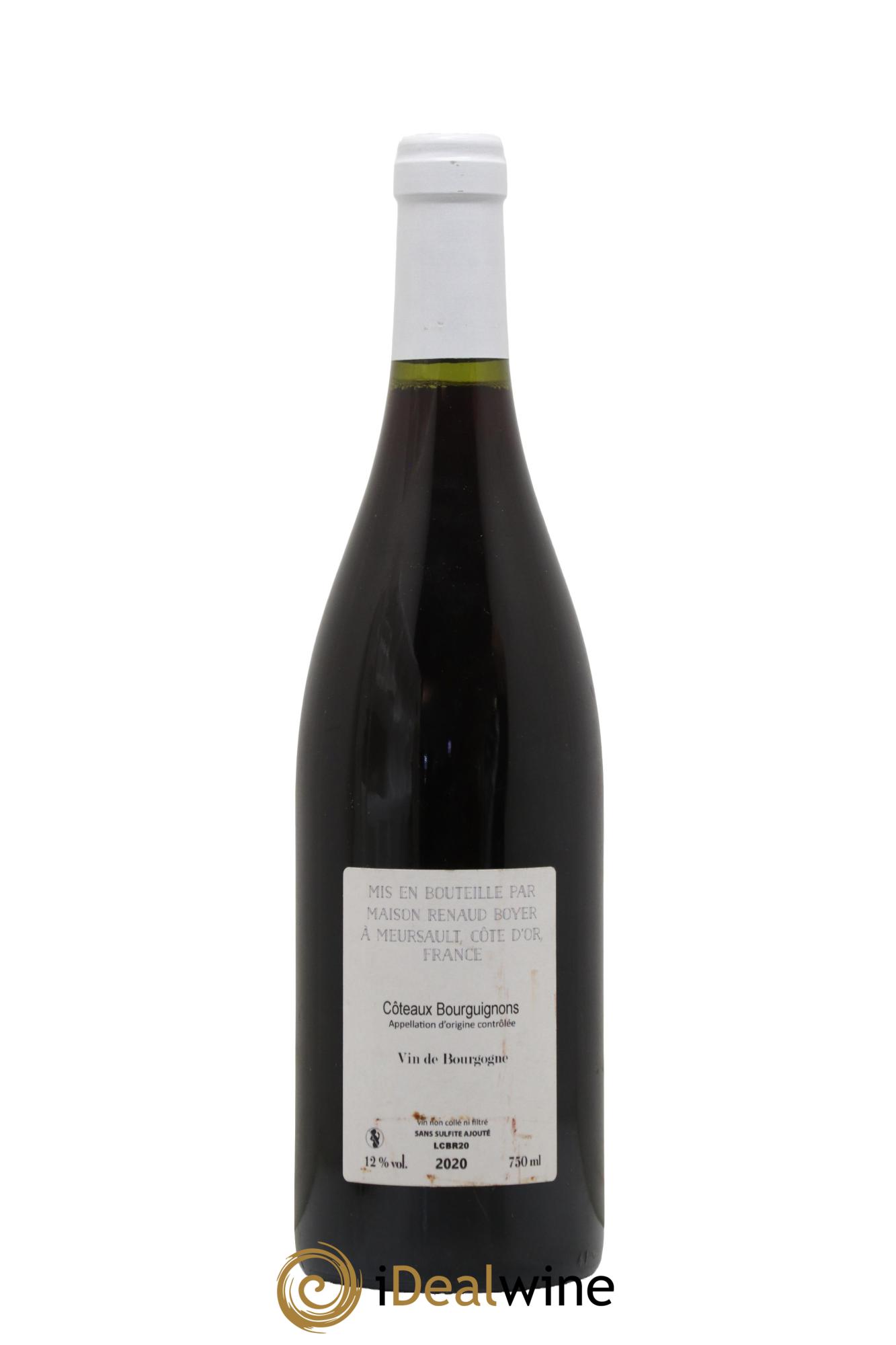 Coteaux Bourguignons En Attendant Riaux Renaud Boyer 2020 - Lot de 1 bouteille - 1