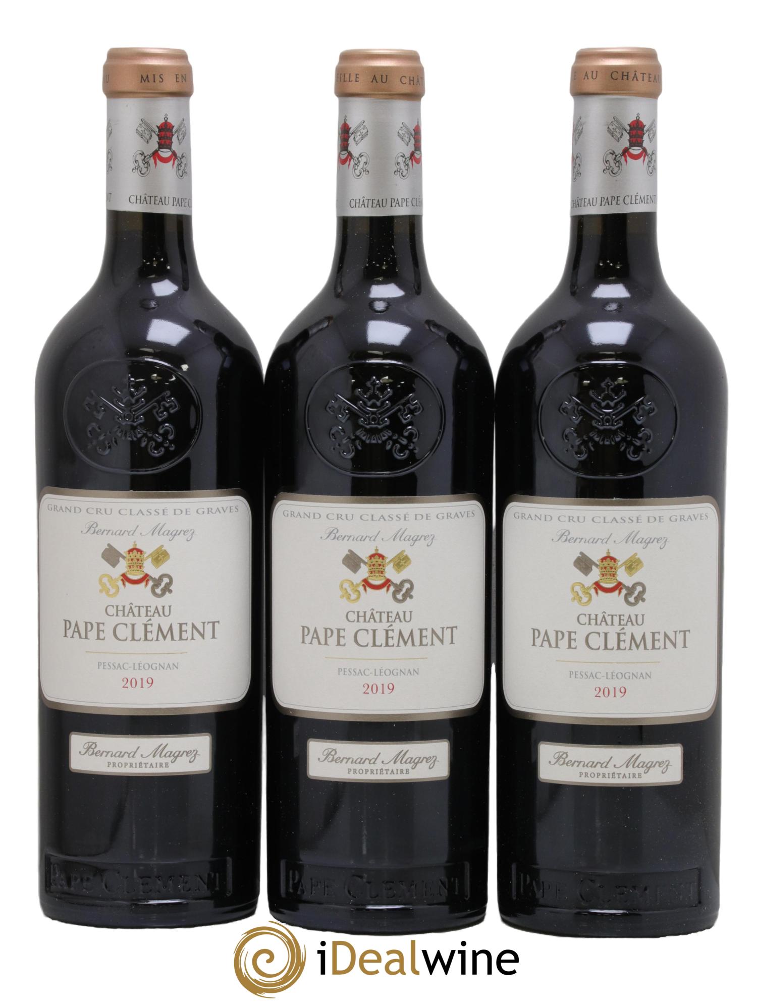 Château Pape Clément Cru Classé de Graves 2019 - Lot de 3 bouteilles - 0