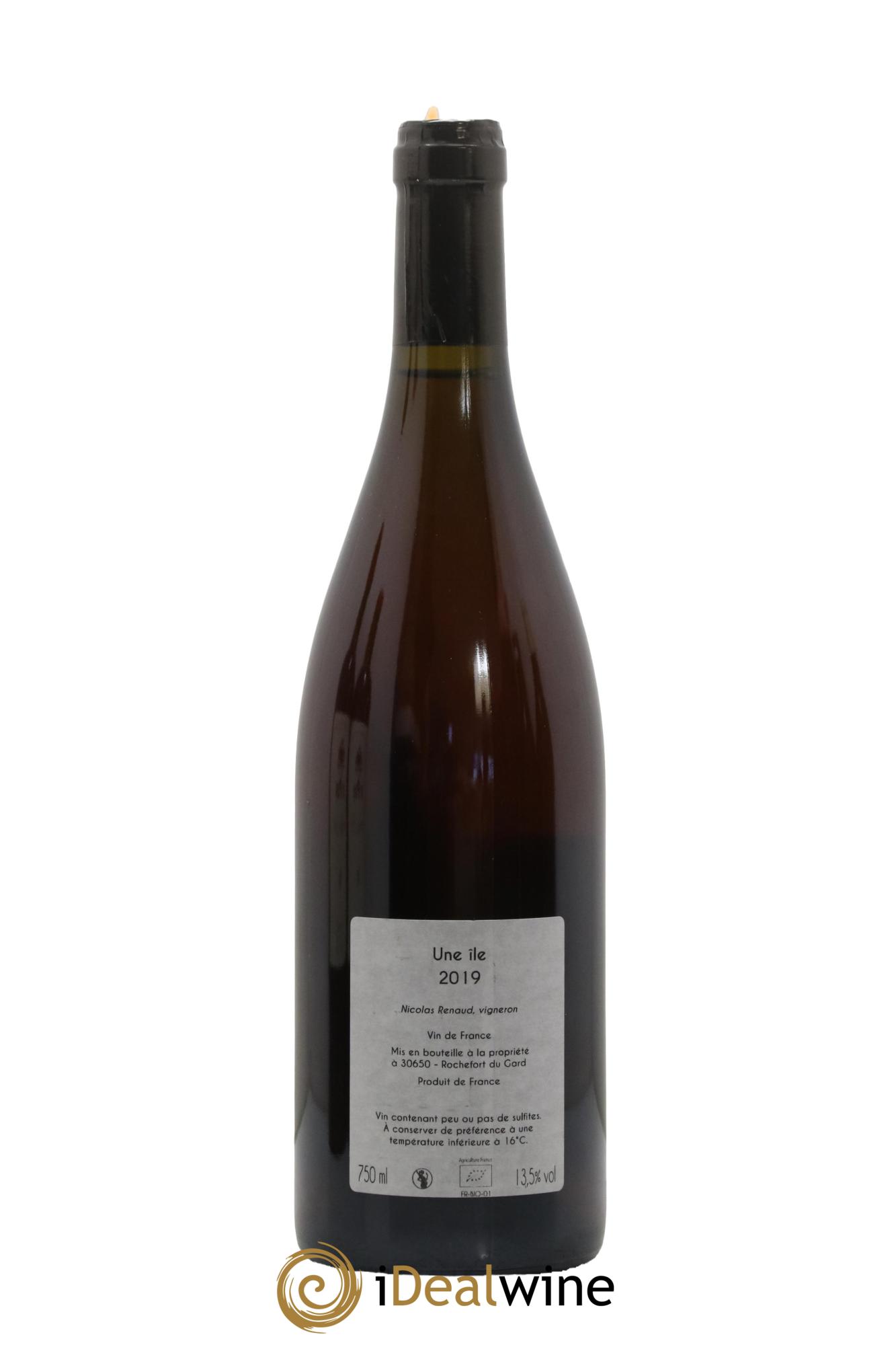 Vin de France Une Ile Clos des Grillons 2019 - Lot de 1 bouteille - 1
