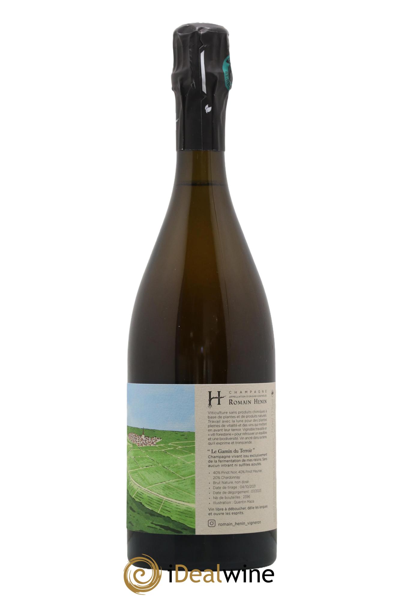 Gamin du Terroir Romain Henin - Lot de 1 bouteille - 1