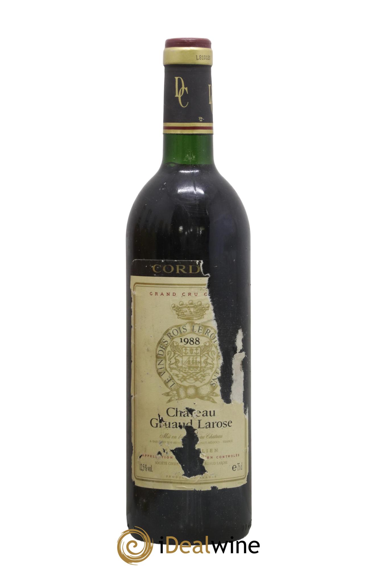 Château Gruaud Larose 2ème Grand Cru Classé 1988 - Lot of 1 bottle - 0
