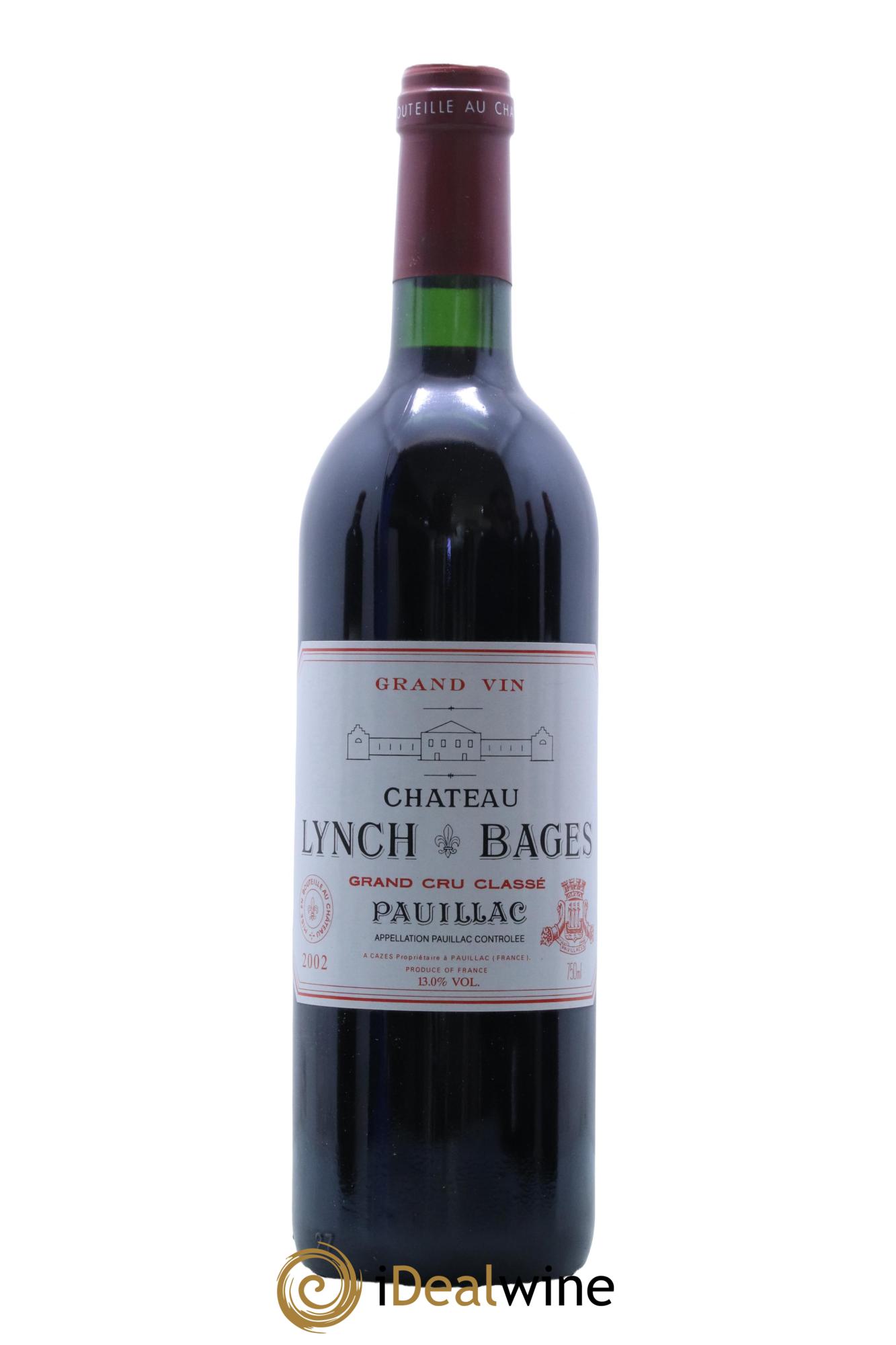 Château Lynch Bages 5ème Grand Cru Classé 2002 - Posten von 1 Flasche - 0