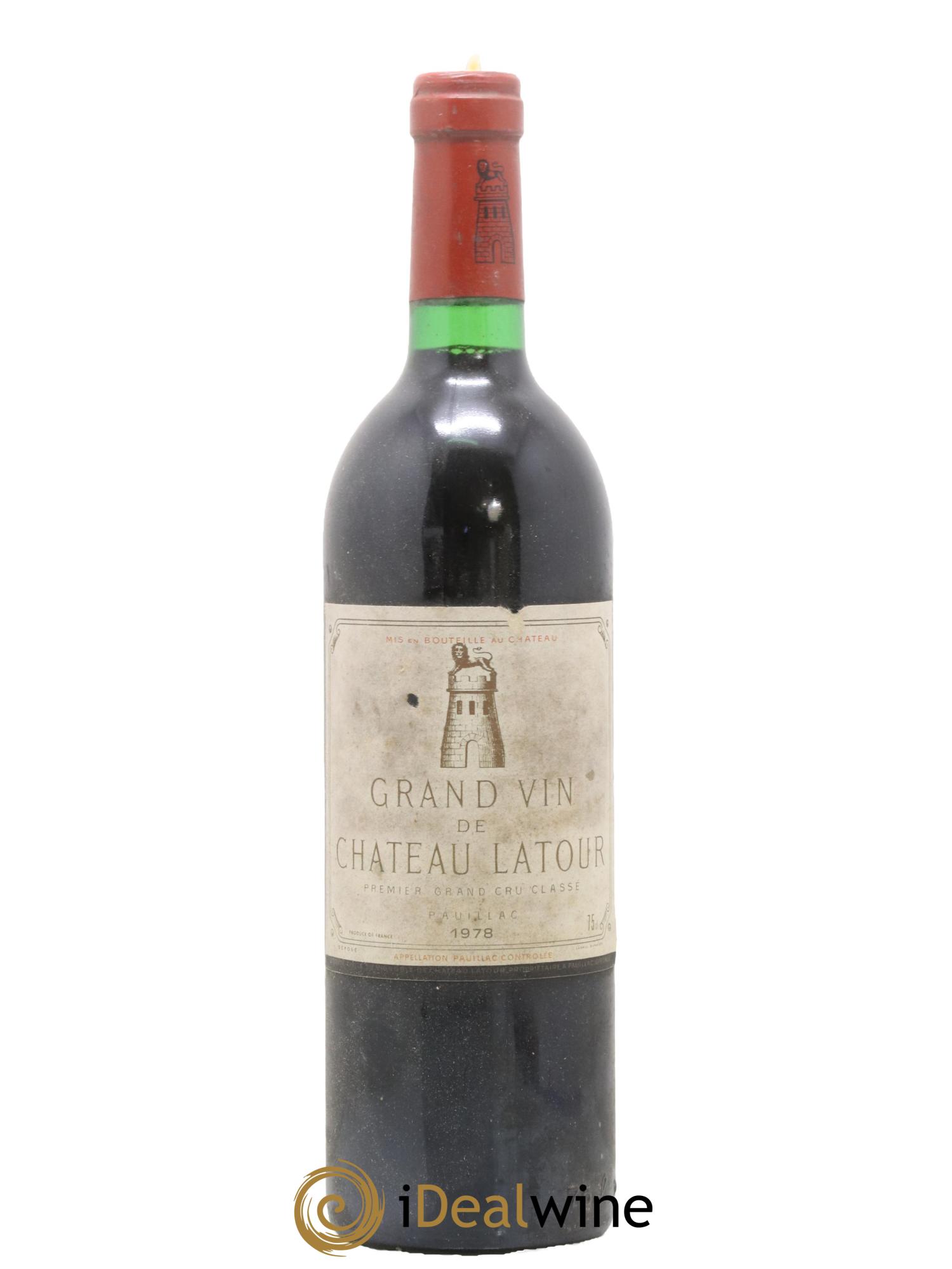 Château Latour 1er Grand Cru Classé 1978 - Lot de 1 bouteille - 0