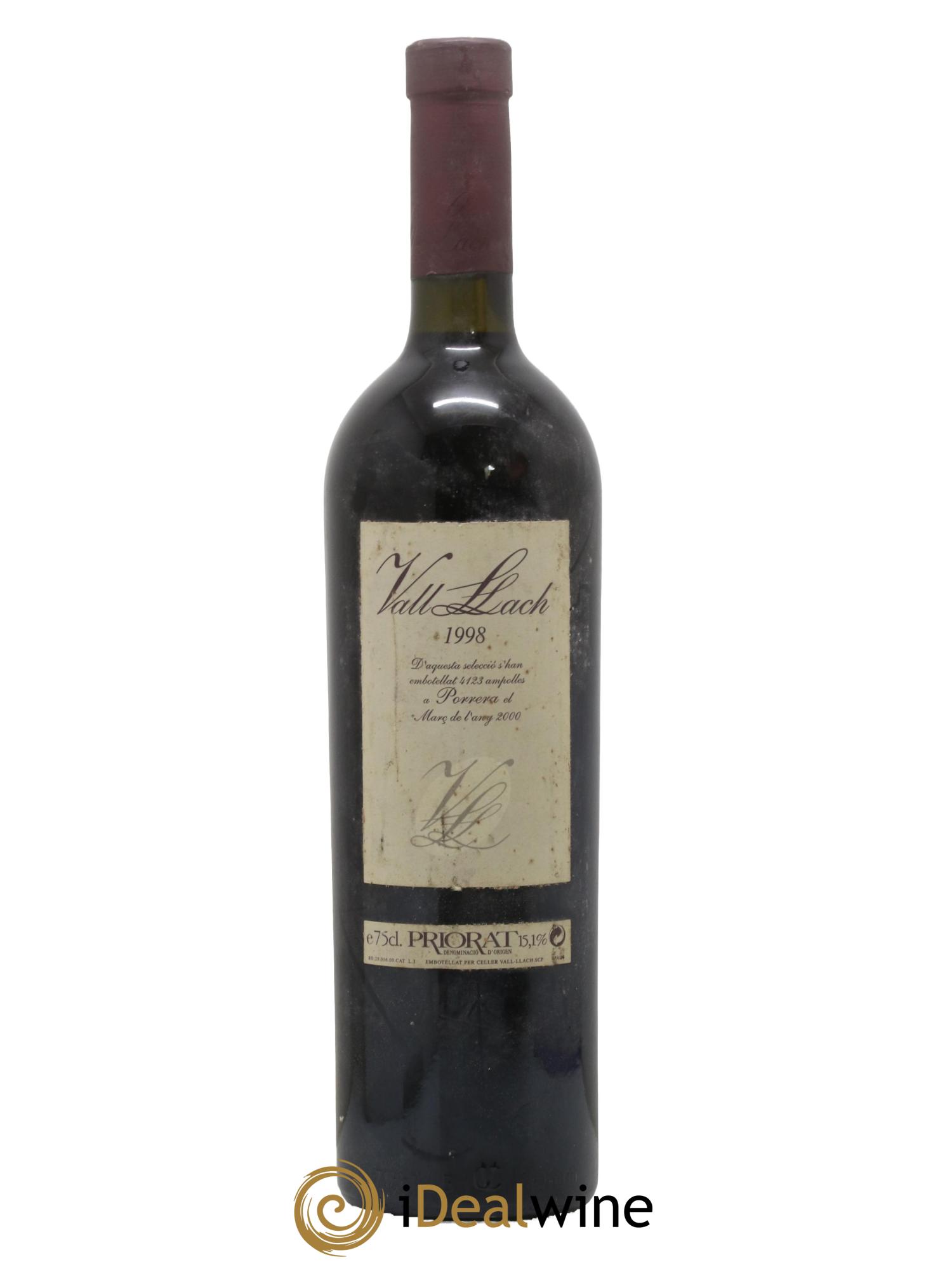Priorat Bodegas Vall Llach DOCA Vall Llach 1998 - Posten von 1 Flasche - 0