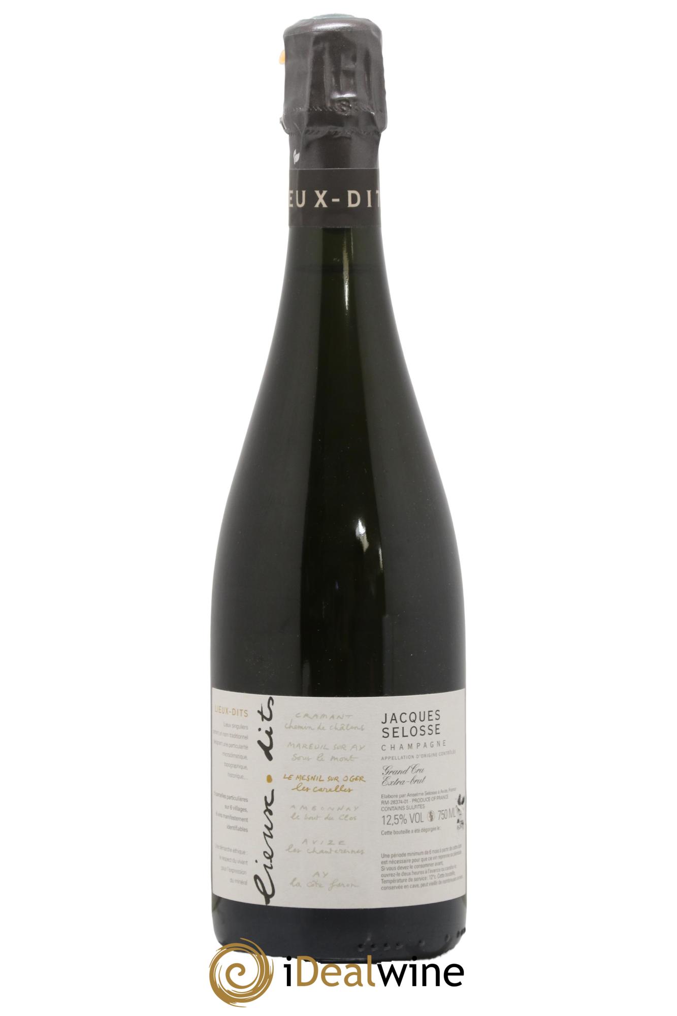 Les Carelles Blanc de Blancs Jacques Selosse - Lot de 1 bouteille - 0