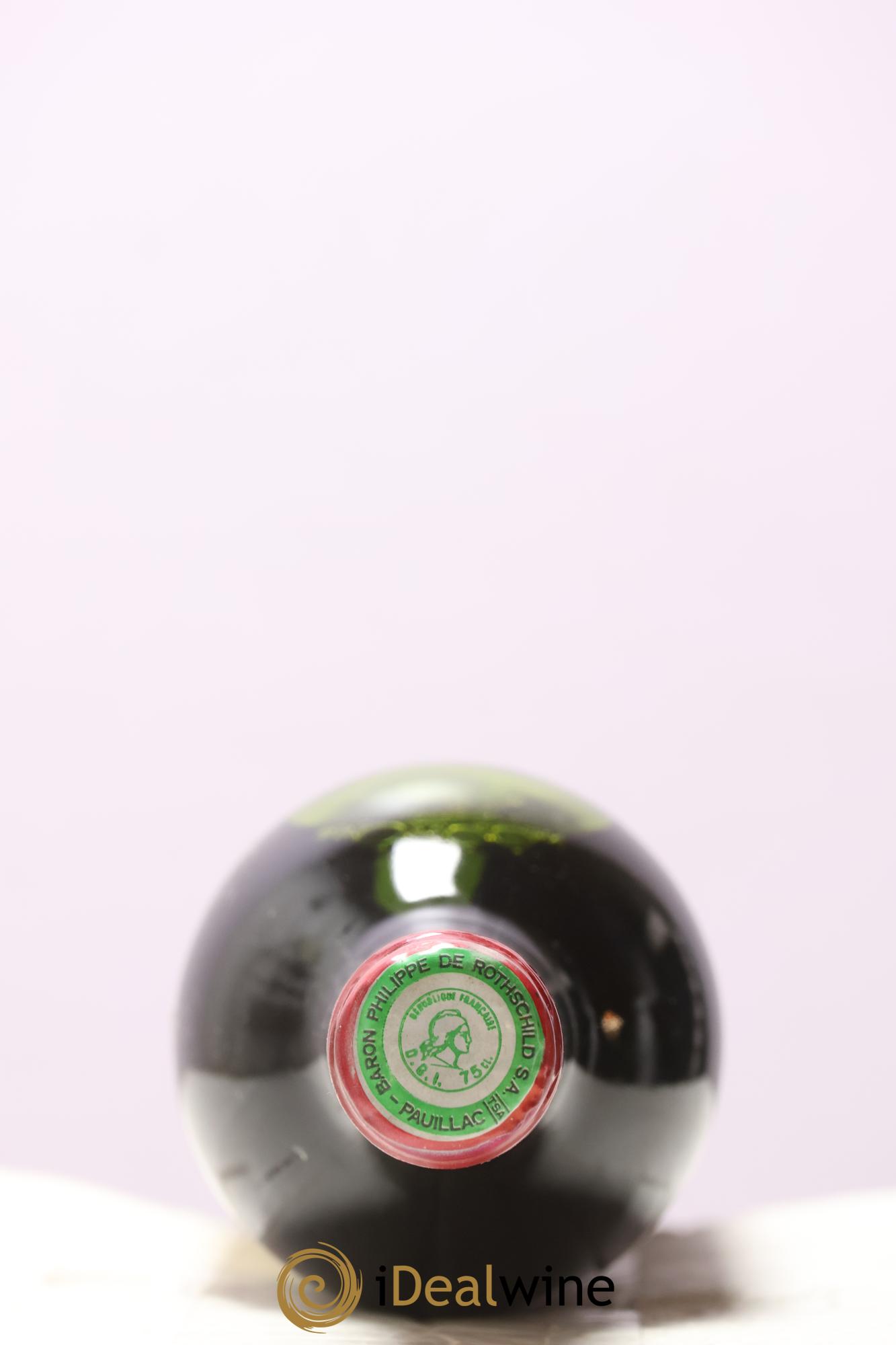 Château Mouton Rothschild 1er Grand Cru Classé 1975 - Lot de 1 bouteille - 1