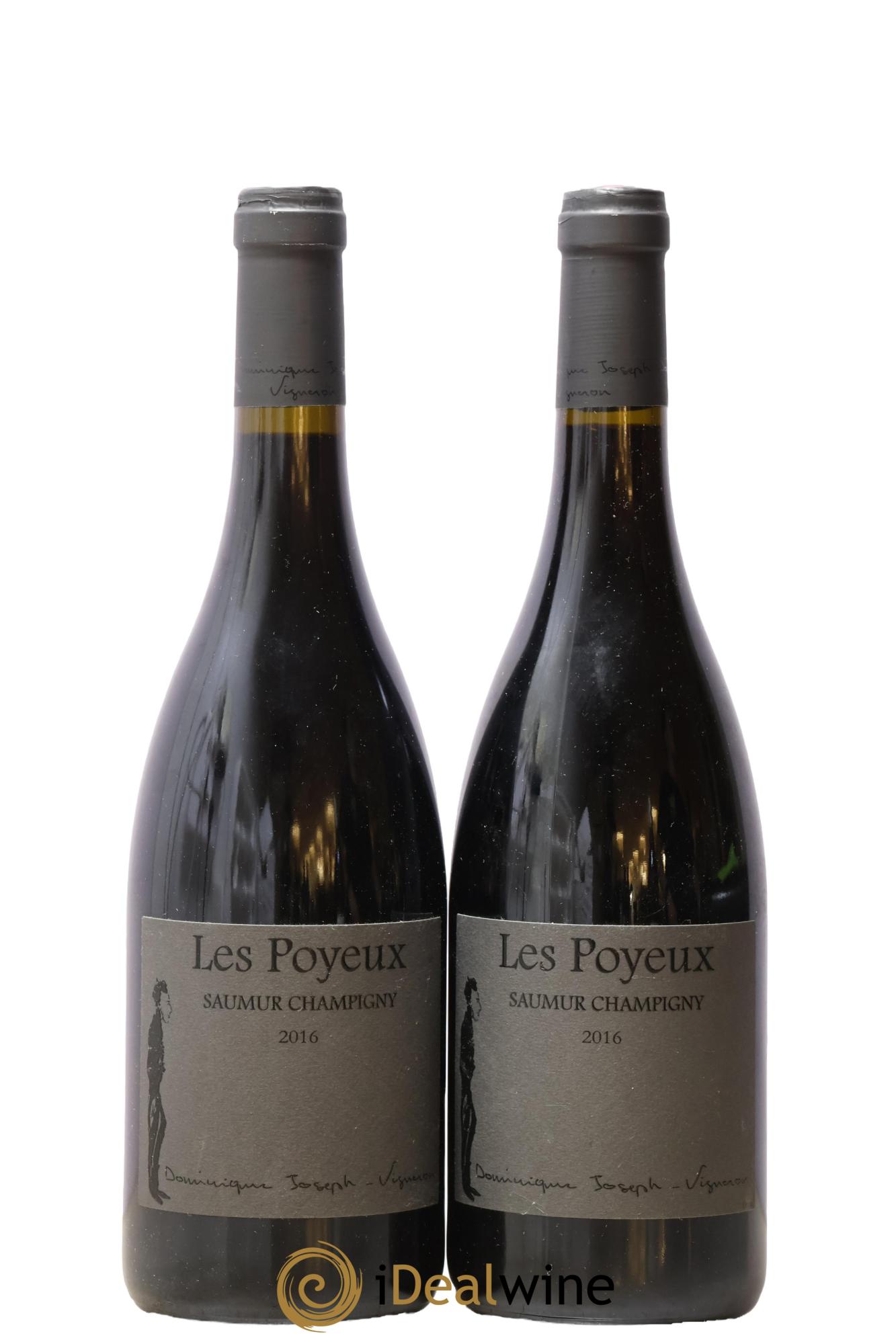 Saumur-Champigny Les Poyeux Domaine Dominique Joseph 2016 - Lot de 2 bouteilles - 0