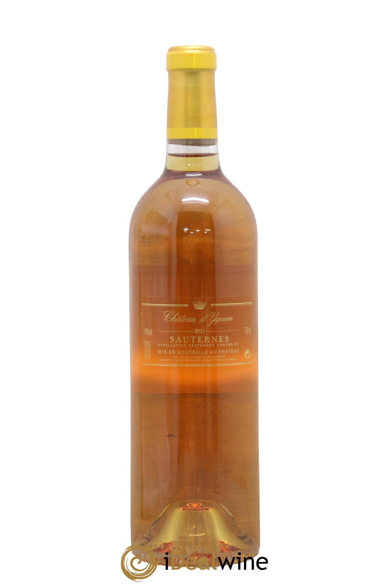 Château d' Yquem 1er Cru Classé Supérieur 2011 - Lot of 1 bottle - 1