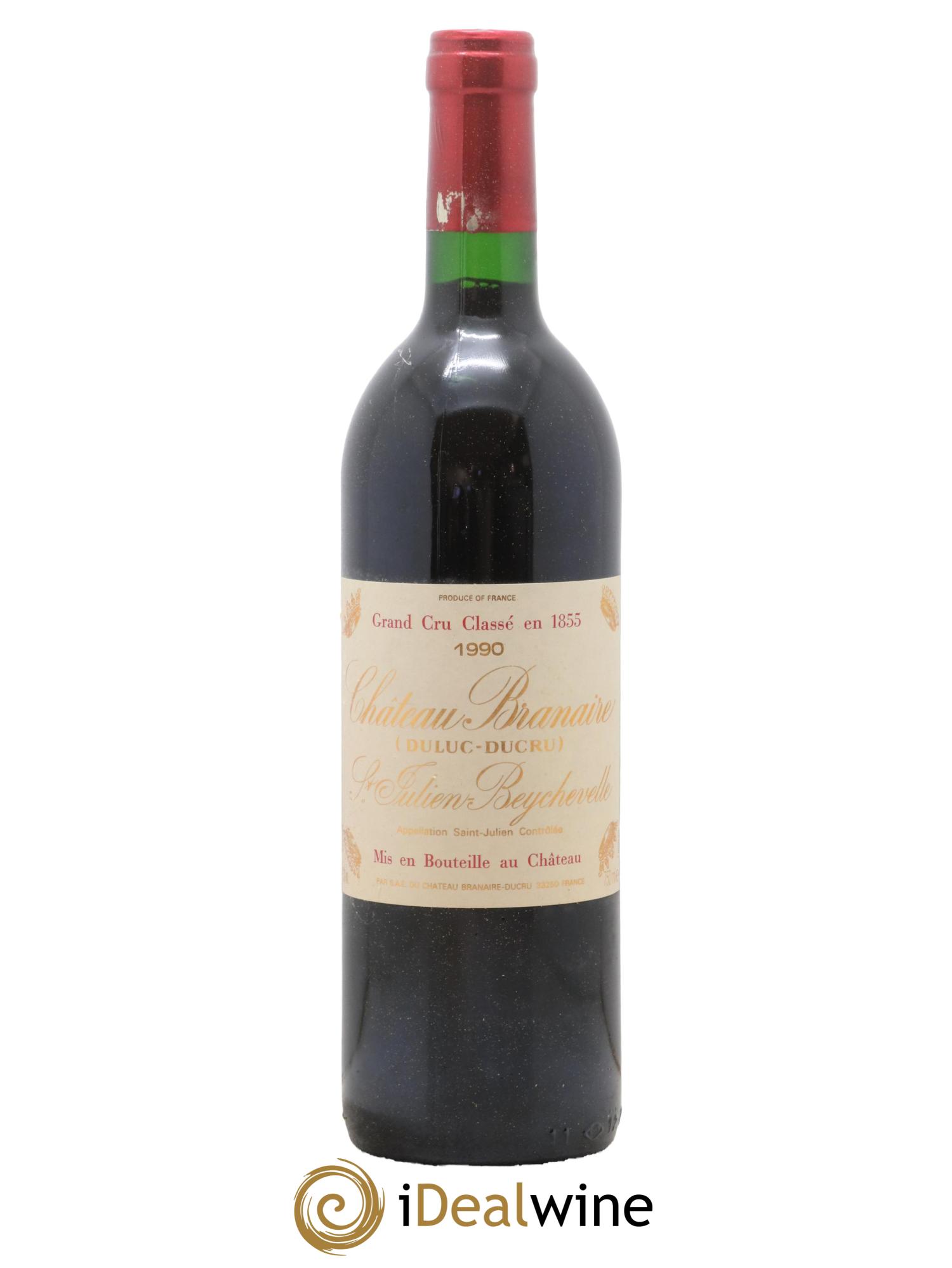Château Branaire Ducru 4ème Grand Cru Classé 1990 - Lot de 1 bouteille - 0