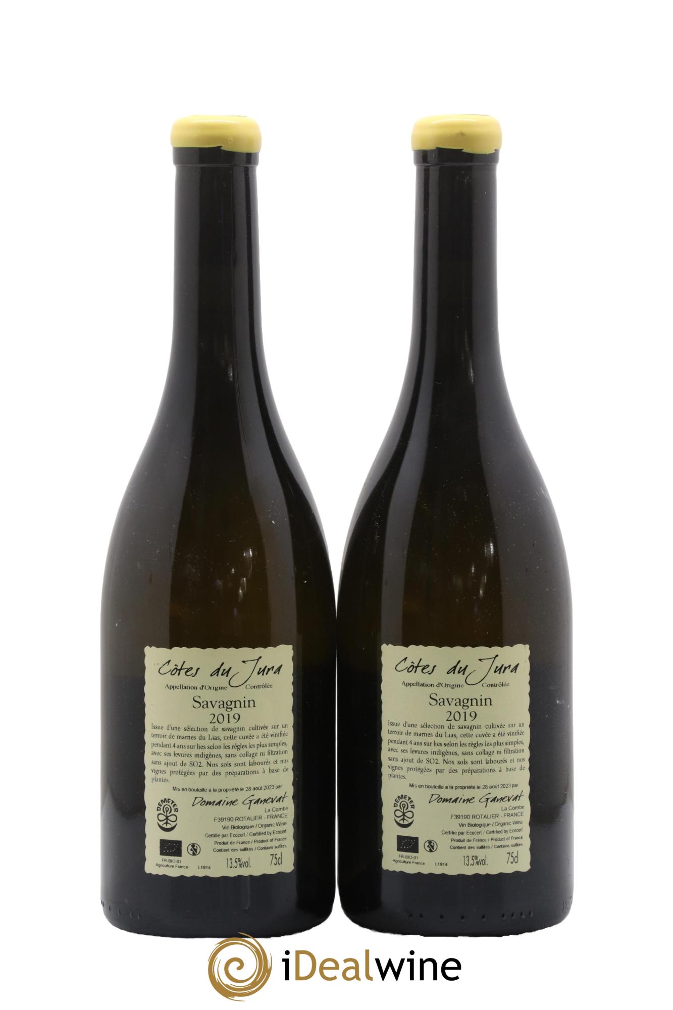 Côtes du Jura Sous la Roche Jean-François Ganevat (Domaine) 2019 - Lot of 2 bottles - 1