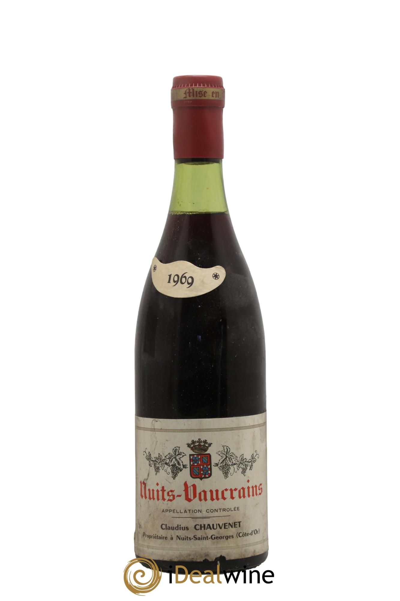 Nuits-Saint-Georges Vaucrains Claudius Chauvenet 1969 - Lot de 1 bouteille - 0