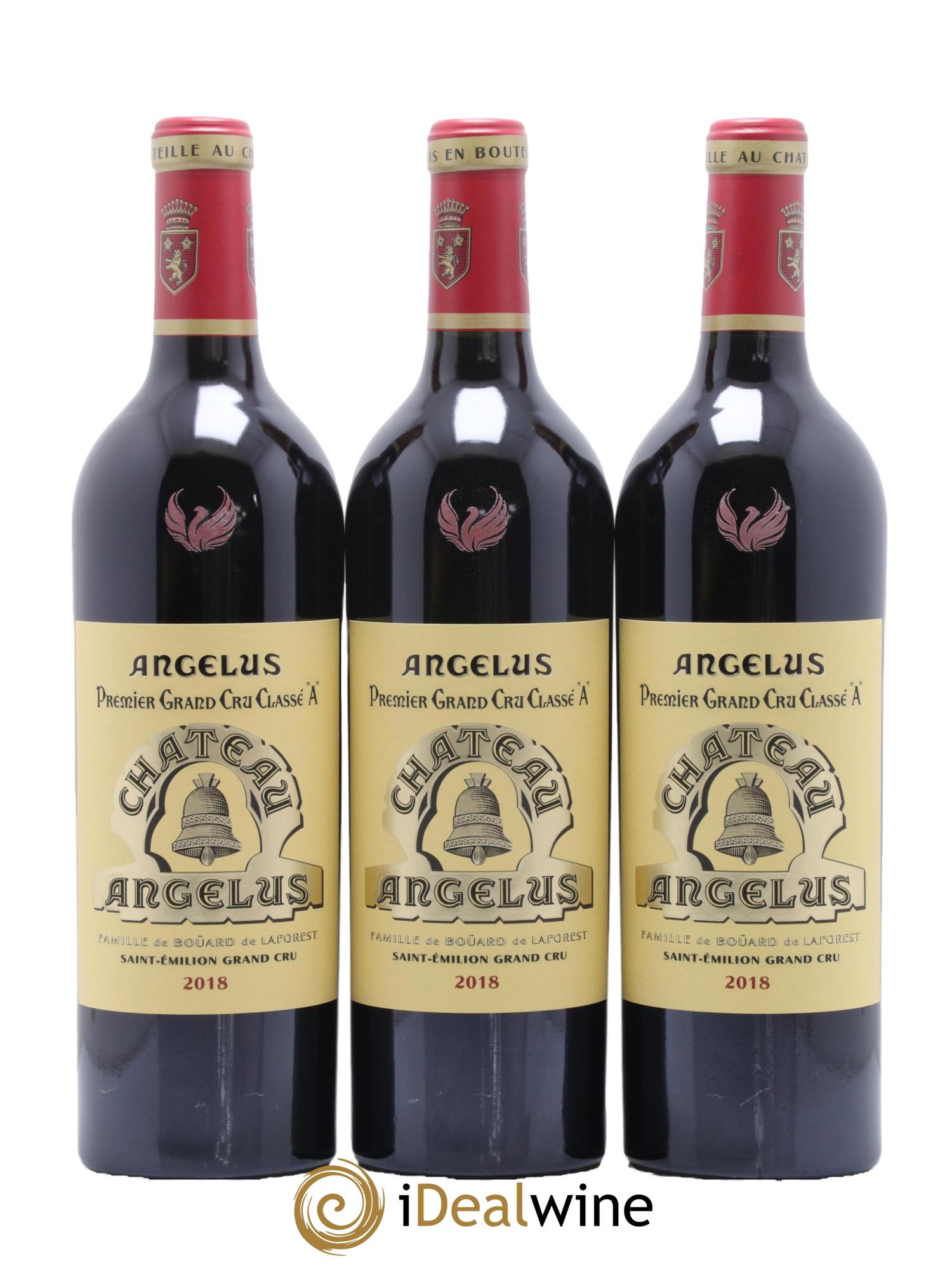 Château Angélus 1er Grand Cru Classé A 2018 - Lot de 6 bouteilles - 1