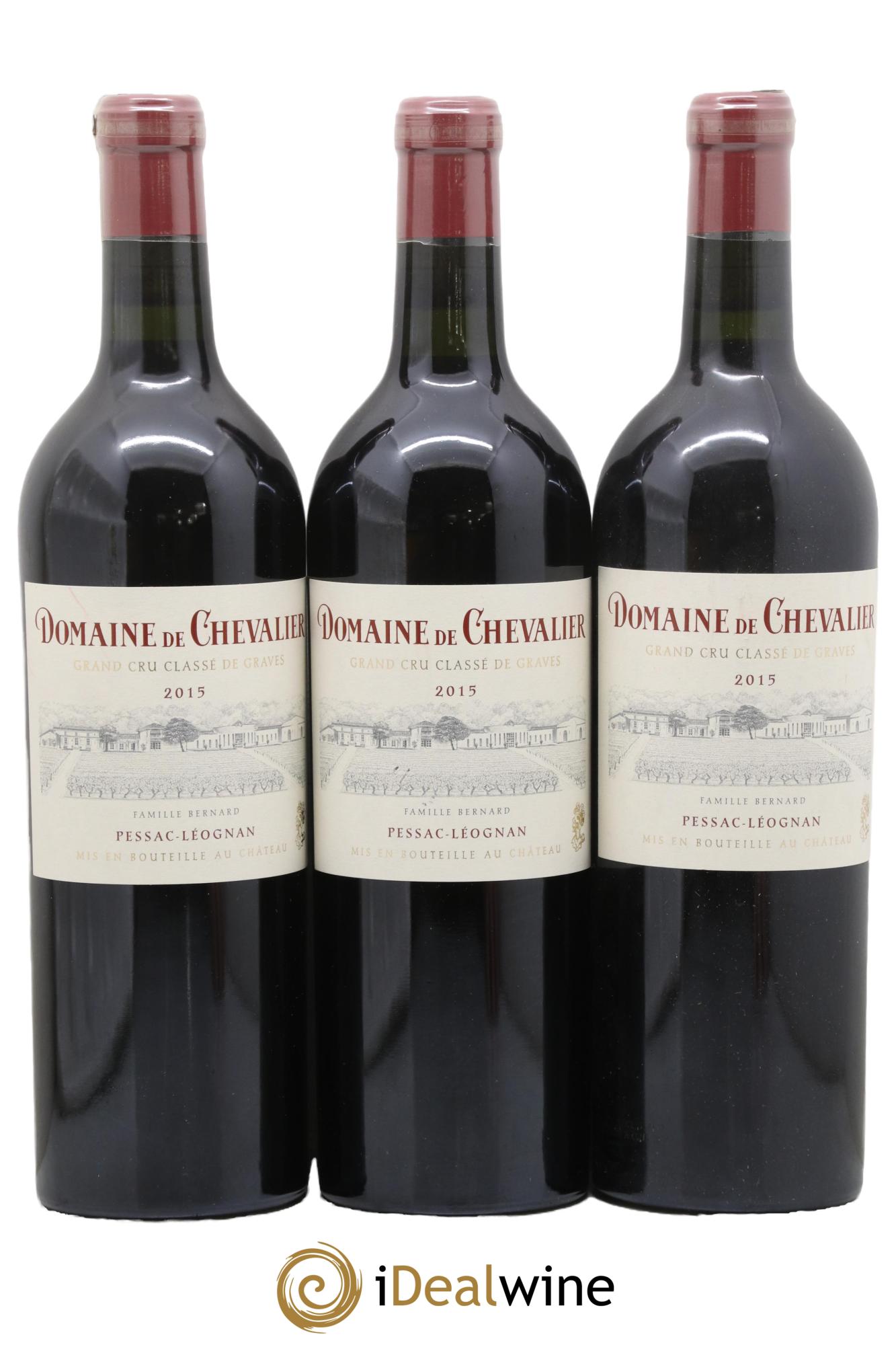 Domaine de Chevalier Cru Classé de Graves 2015 - Lot of 3 bottles - 0