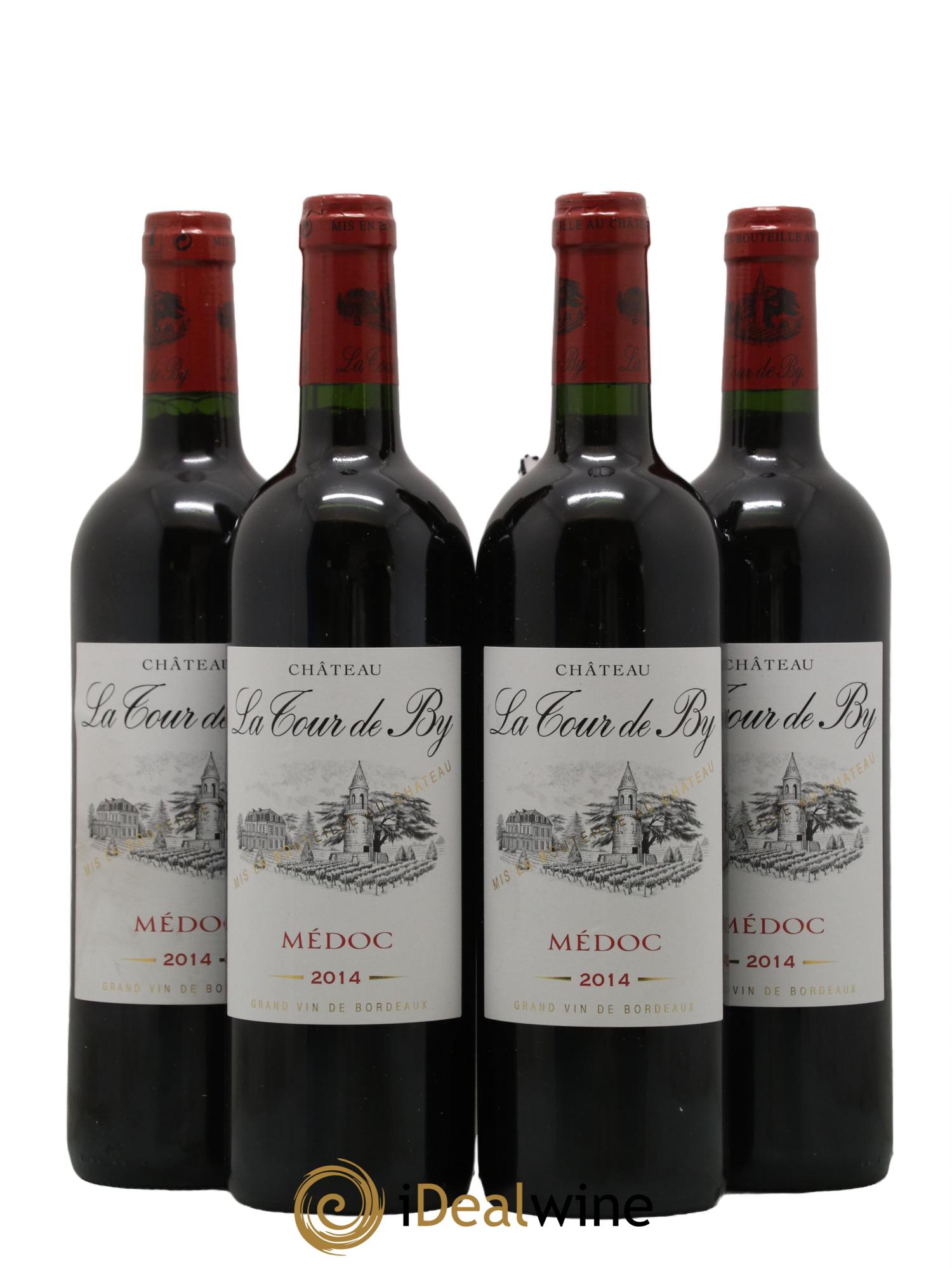 Château La Tour de By Cru Bourgeois 2014 - Lot de 4 bouteilles - 0
