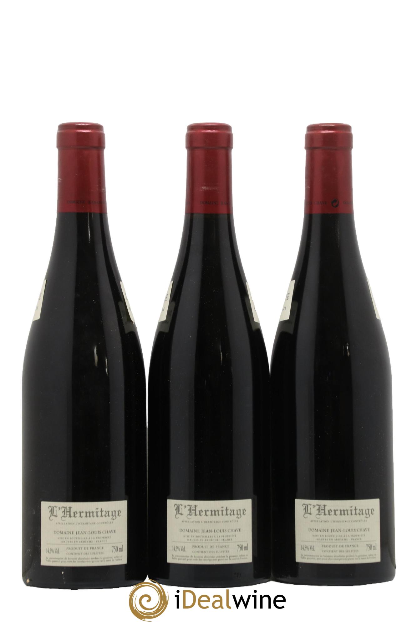 Hermitage Jean-Louis Chave 2010 - Lot de 3 bouteilles - 1