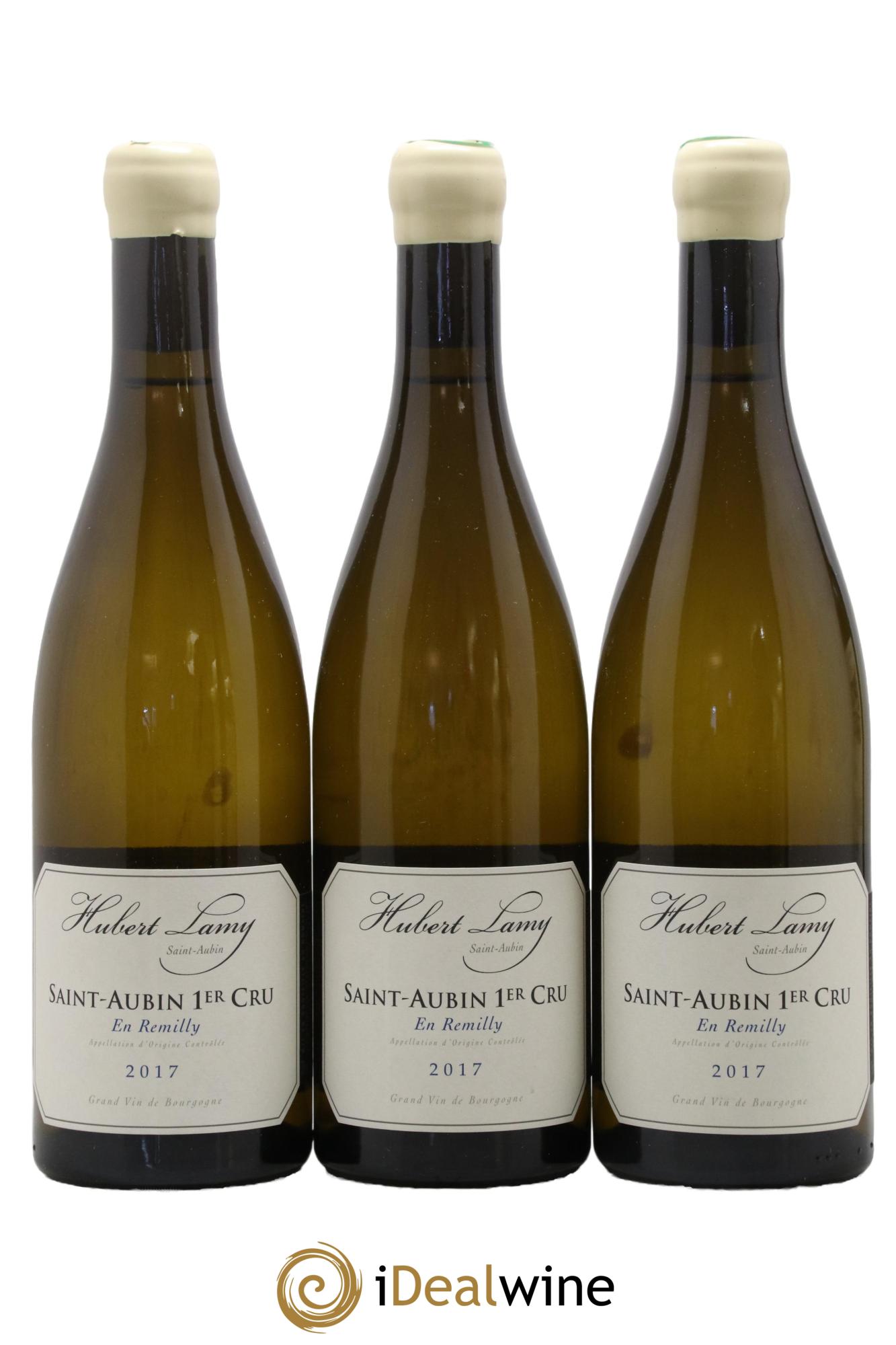Saint-Aubin 1er Cru En Rémilly Hubert Lamy 2017 - Lot of 3 bottles - 0