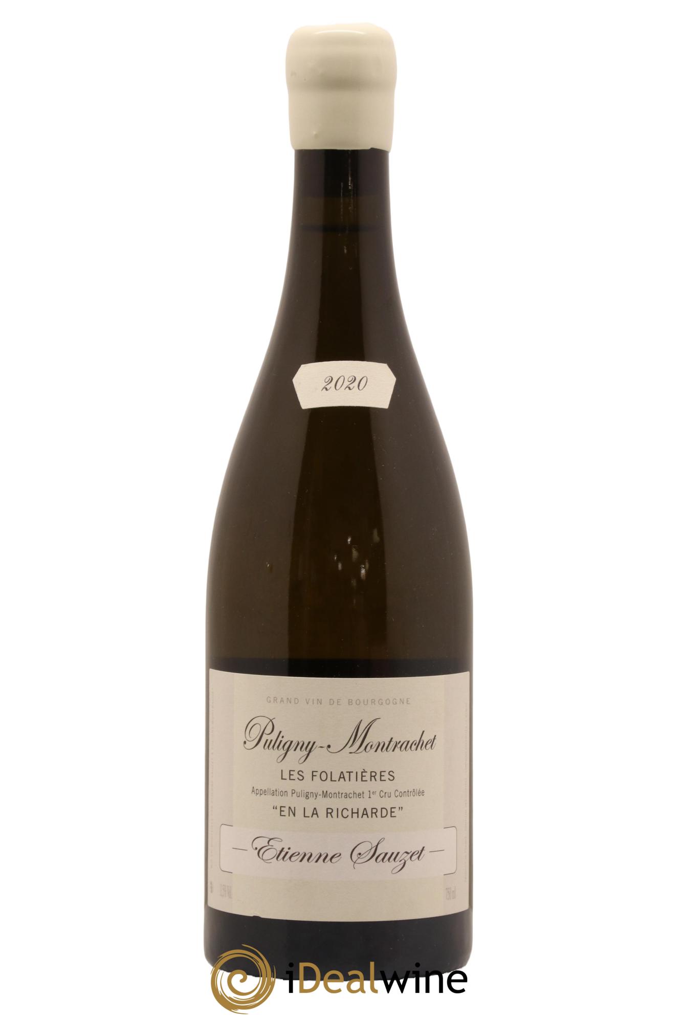 Puligny-Montrachet 1er Cru Les Folatières En La Richarde Etienne Sauzet 2020 - Lot de 1 bouteille - 0