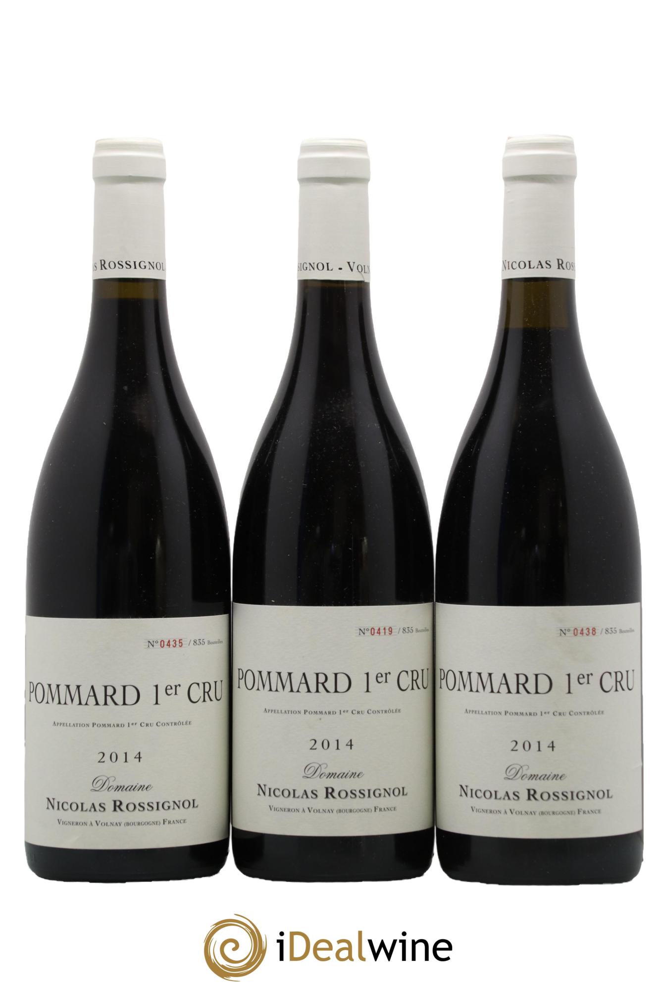 Pommard 1er Cru Nicolas Rossignol 2014 - Lot de 3 bouteilles - 0