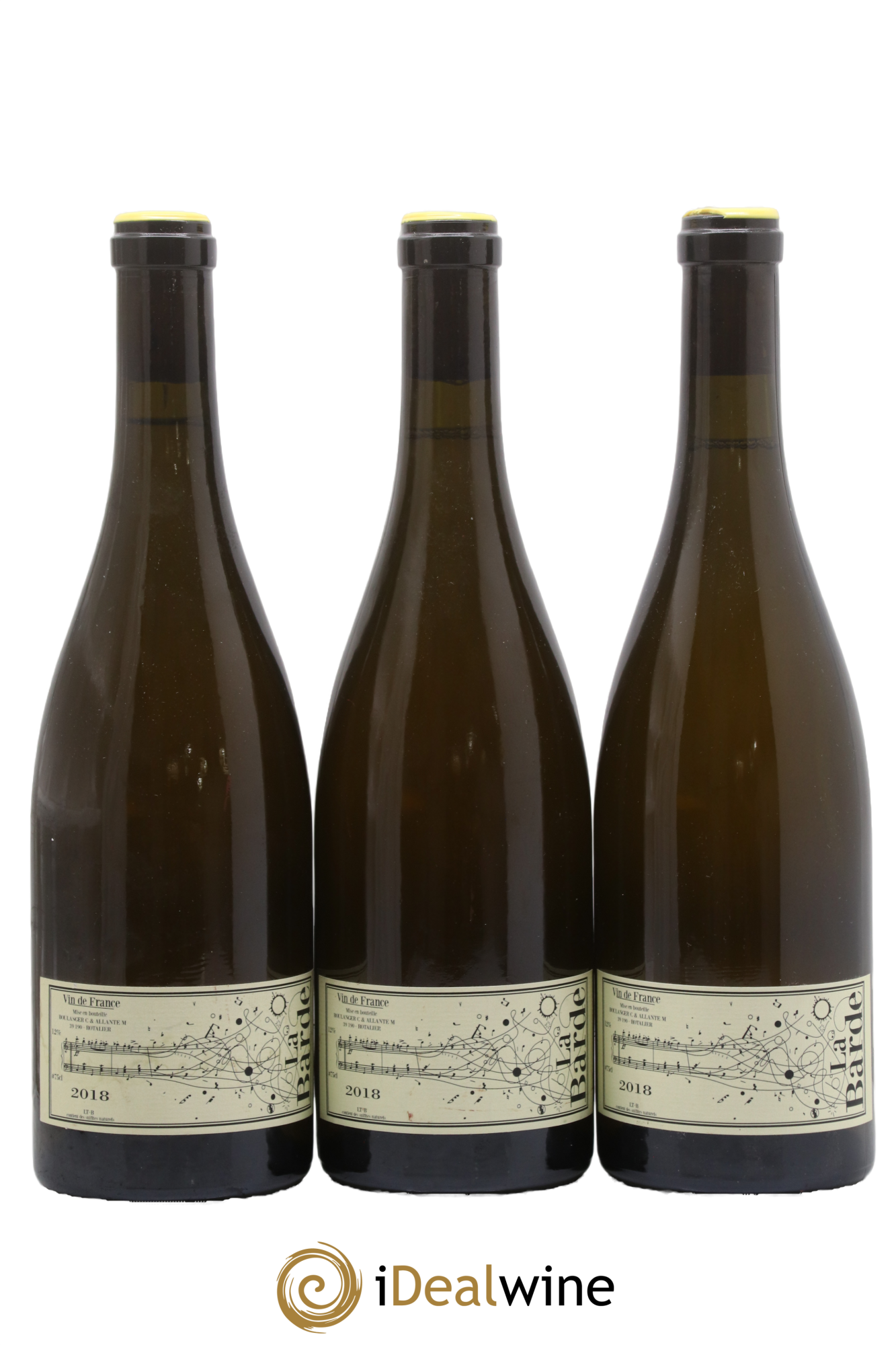 Vin de France La Barde Allante Boulanger 2018 - Lot de 3 bouteilles - 0