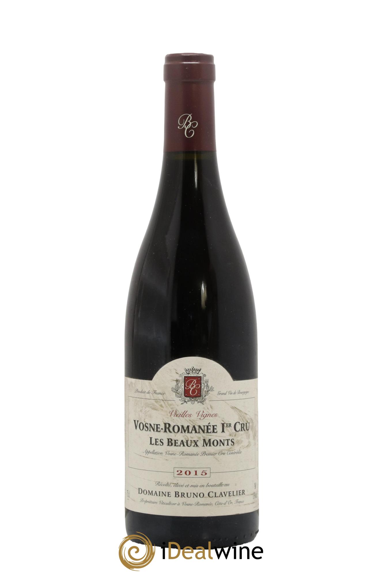 Vosne-Romanée 1er Cru Les Beaux Monts Vieilles vignes Bruno Clavelier 2015 - Lotto di 1 bottiglia - 0