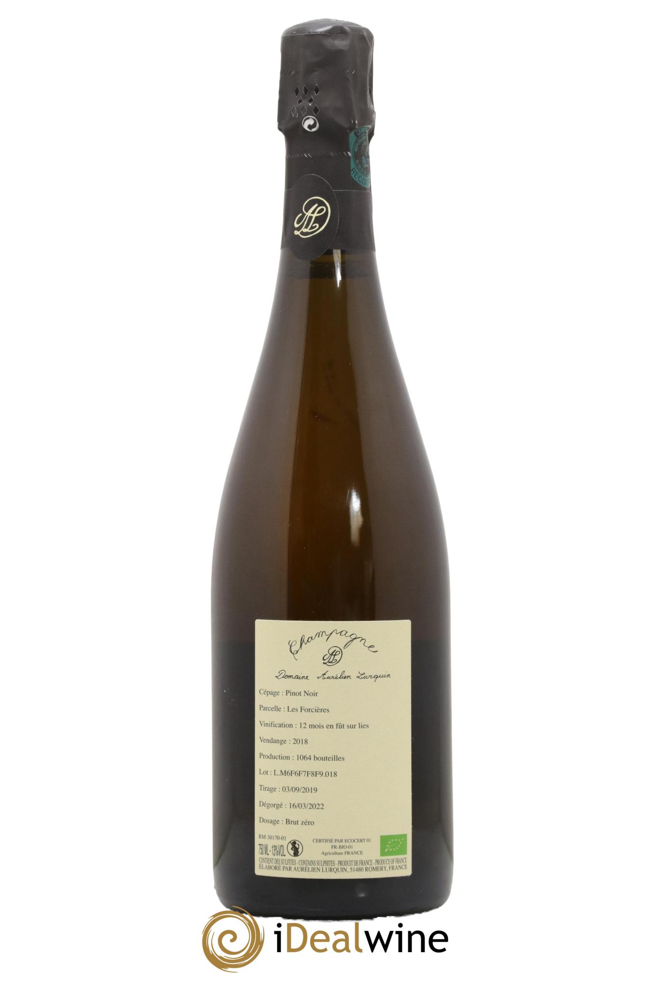Pinot Noir Les Forcières Aurélien Lurquin 2018 - Lot de 1 bouteille - 1