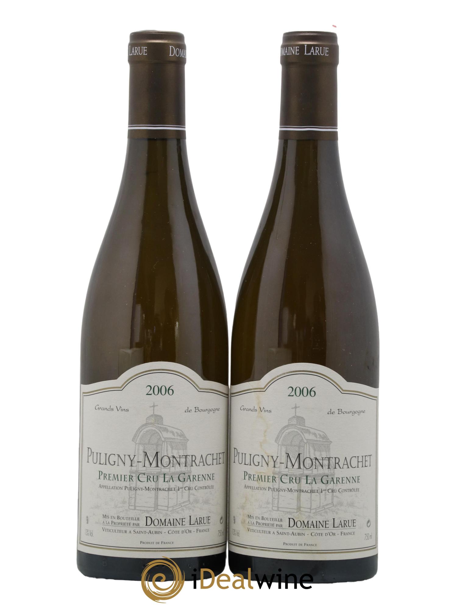 Puligny-Montrachet 1er Cru Domaine Larue 2006 - Lot de 2 bouteilles - 0