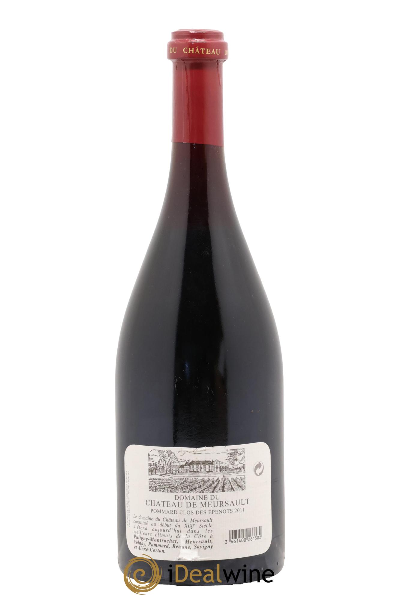 Pommard 1er Cru Clos des Epenots Château de Meursault 2011 - Lotto di 1 bottiglia - 1