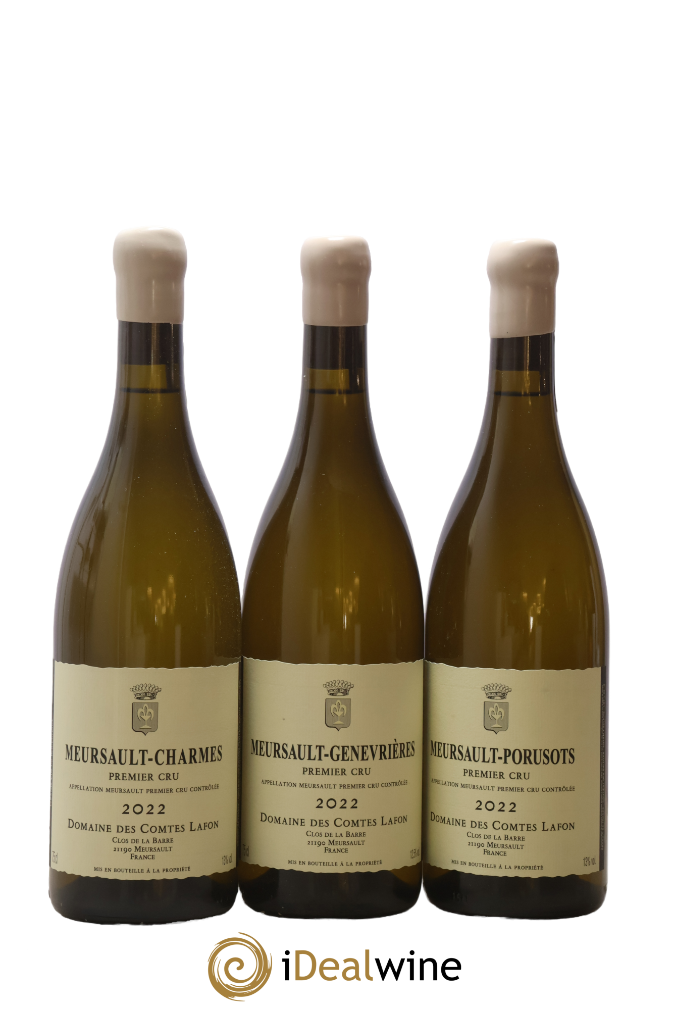 Meursault 1er Cru Caisse Prestige 6 Climats Comtes Lafon (Domaine des)  2022 - Lot de 6 bouteilles - 2