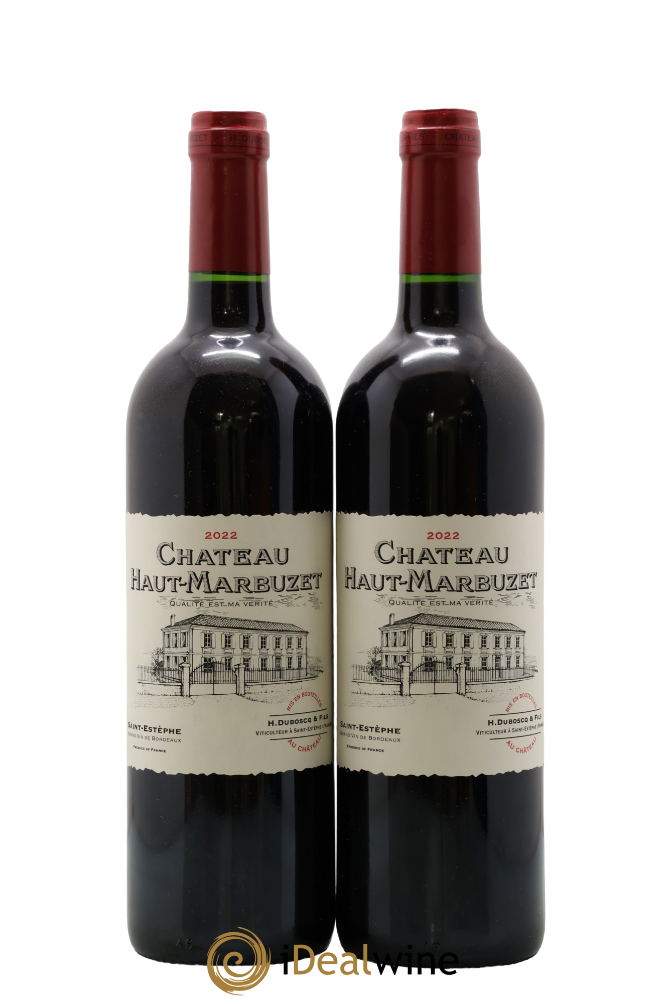 Château Haut Marbuzet 2022 - Lot of 2 bottles - 0